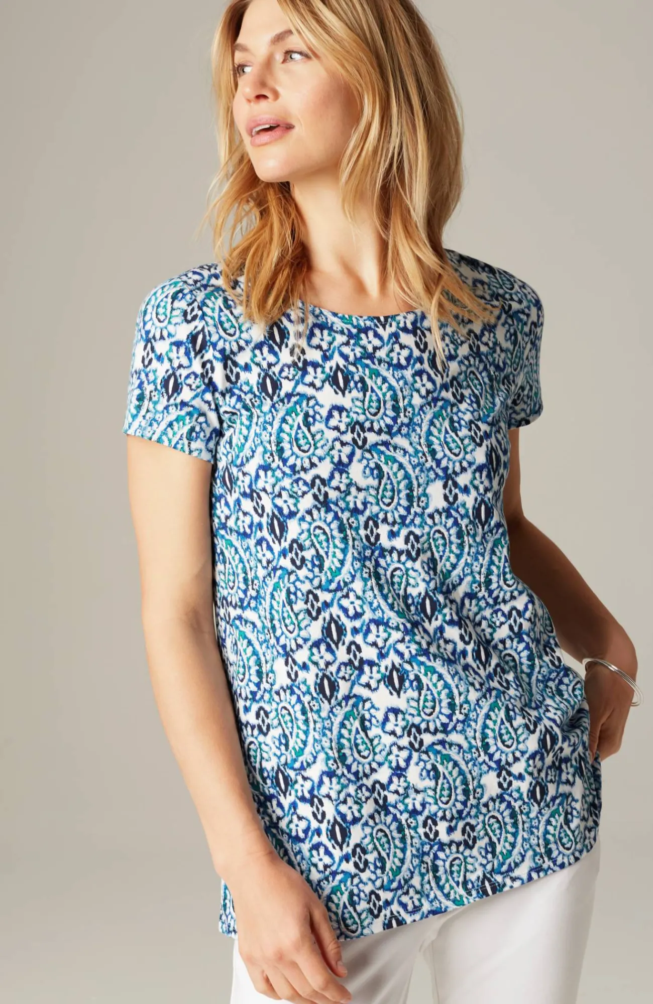 J.Jill Pure Jill Scoop-Neck Elliptical Tee Cheap