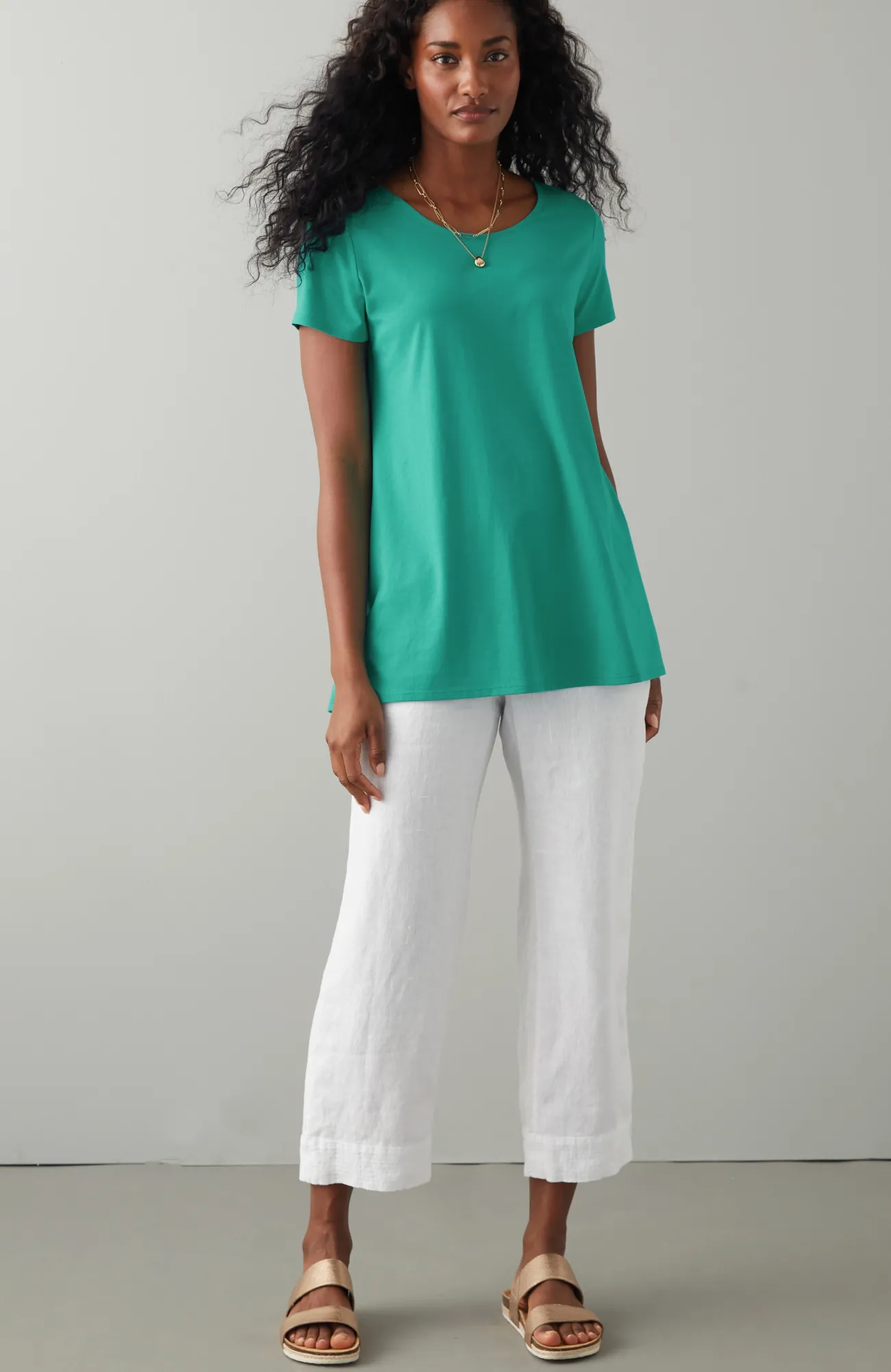 J.Jill Pure Jill Scoop-Neck Elliptical Tee Cheap