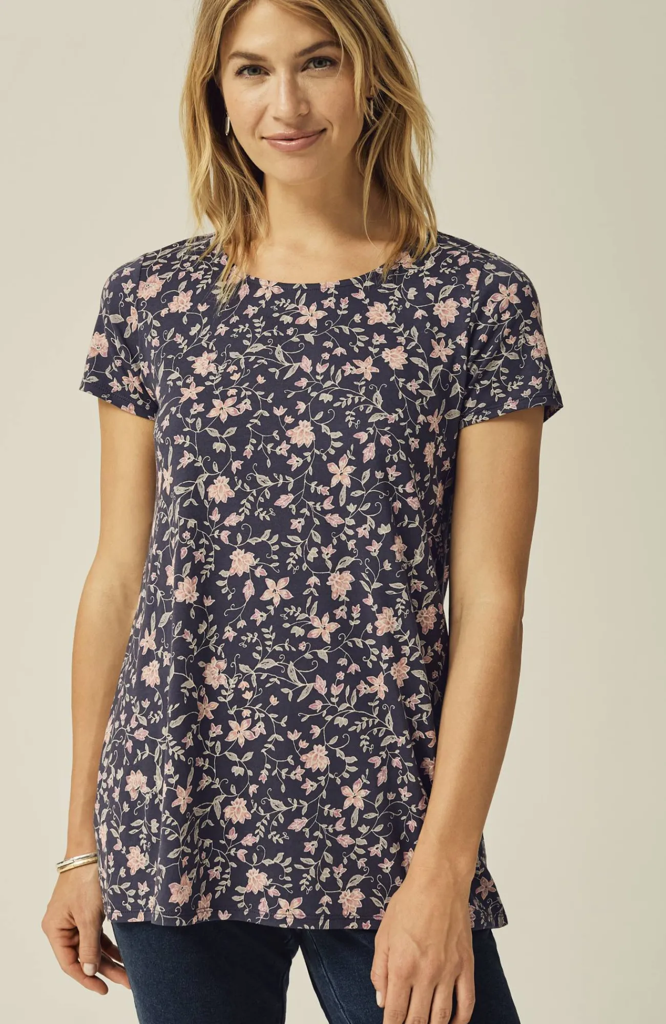 J.Jill Pure Jill Scoop-Neck Elliptical Tee Cheap
