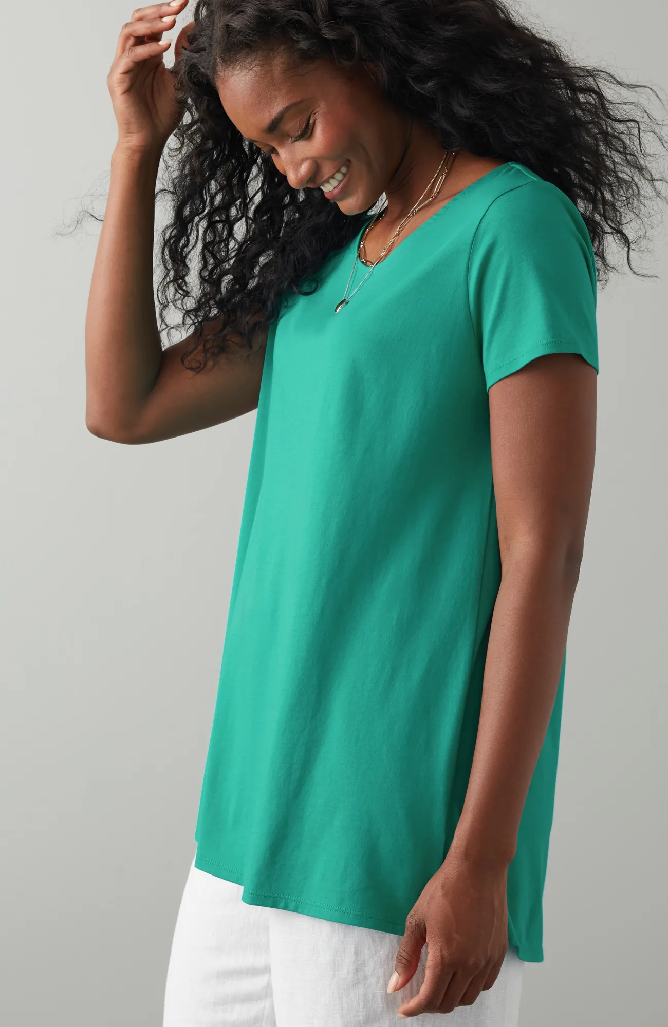J.Jill Pure Jill Scoop-Neck Elliptical Tee Cheap