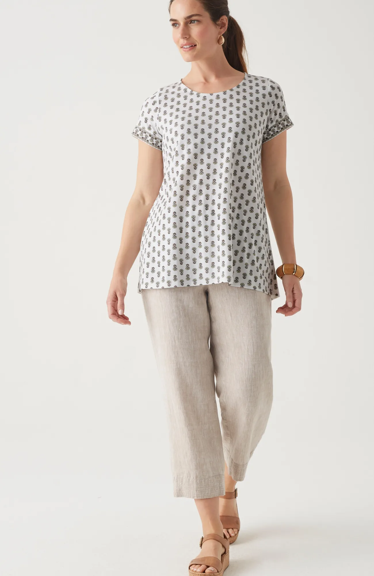 J.Jill Pure Jill Scoop-Neck Elliptical Tee Cheap