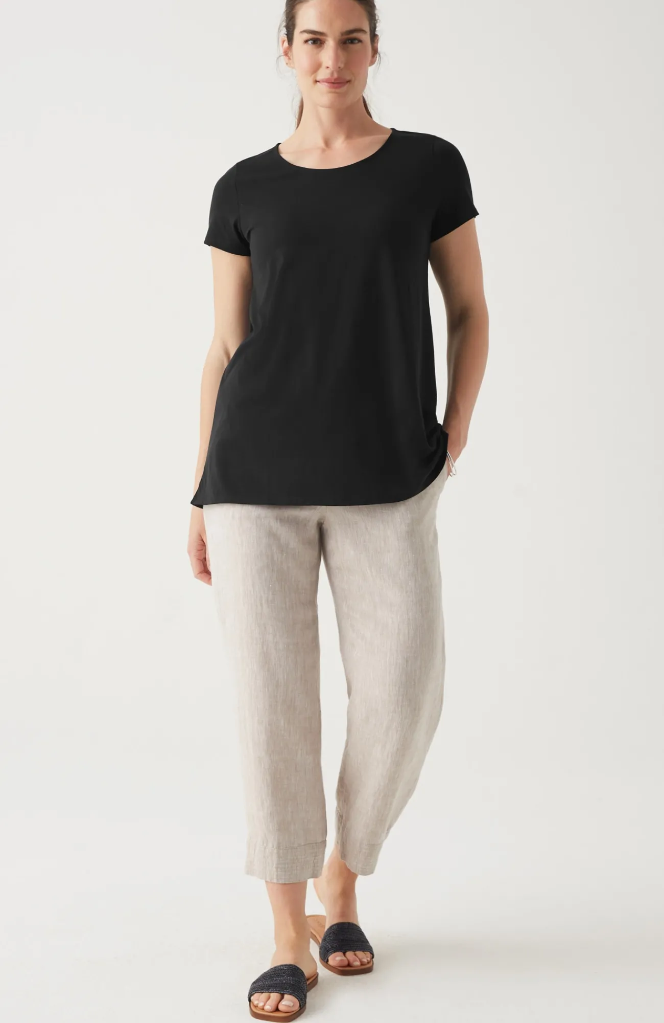 J.Jill Pure Jill Scoop-Neck Elliptical Tee Cheap