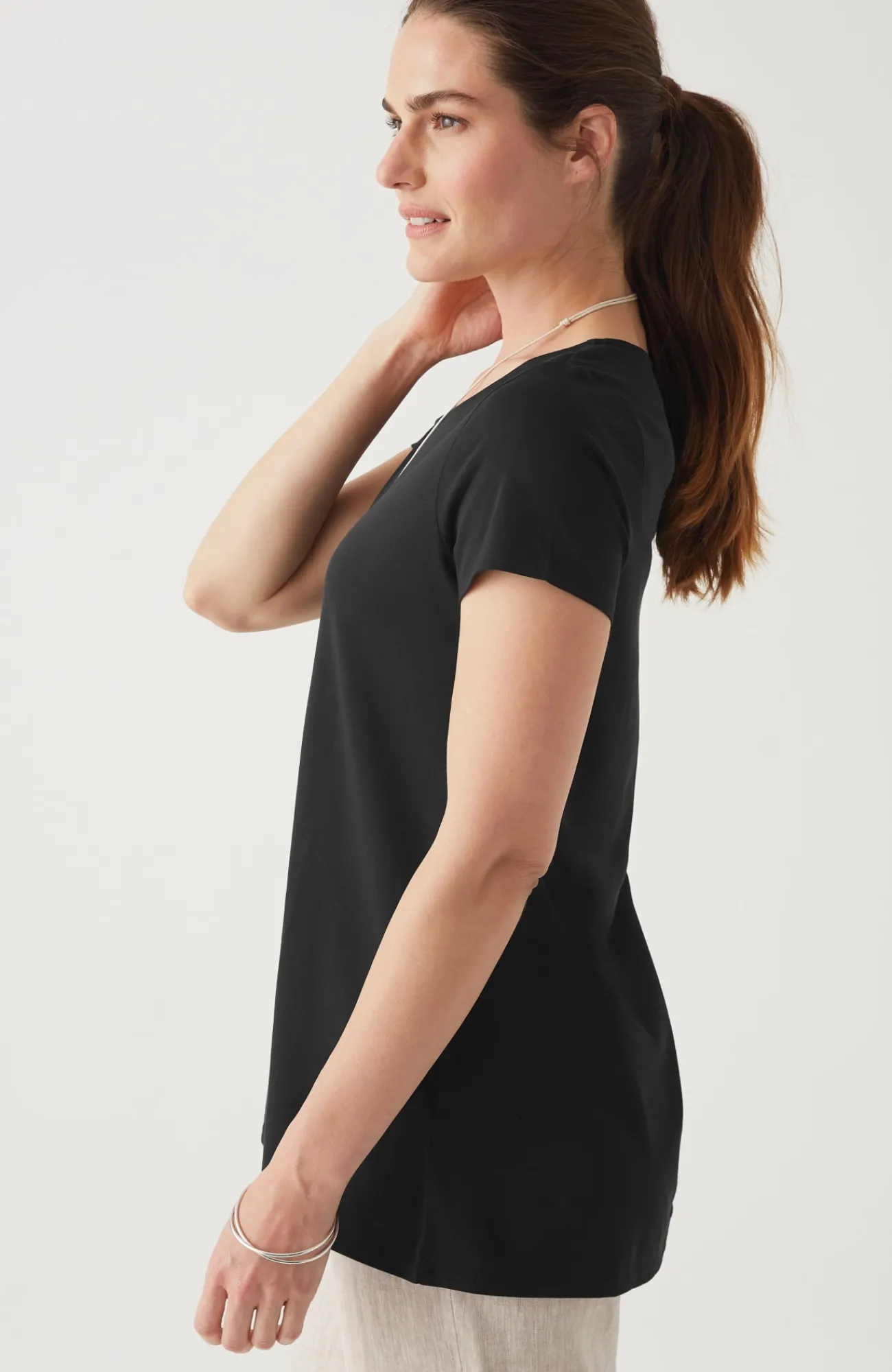 J.Jill Pure Jill Scoop-Neck Elliptical Tee Cheap