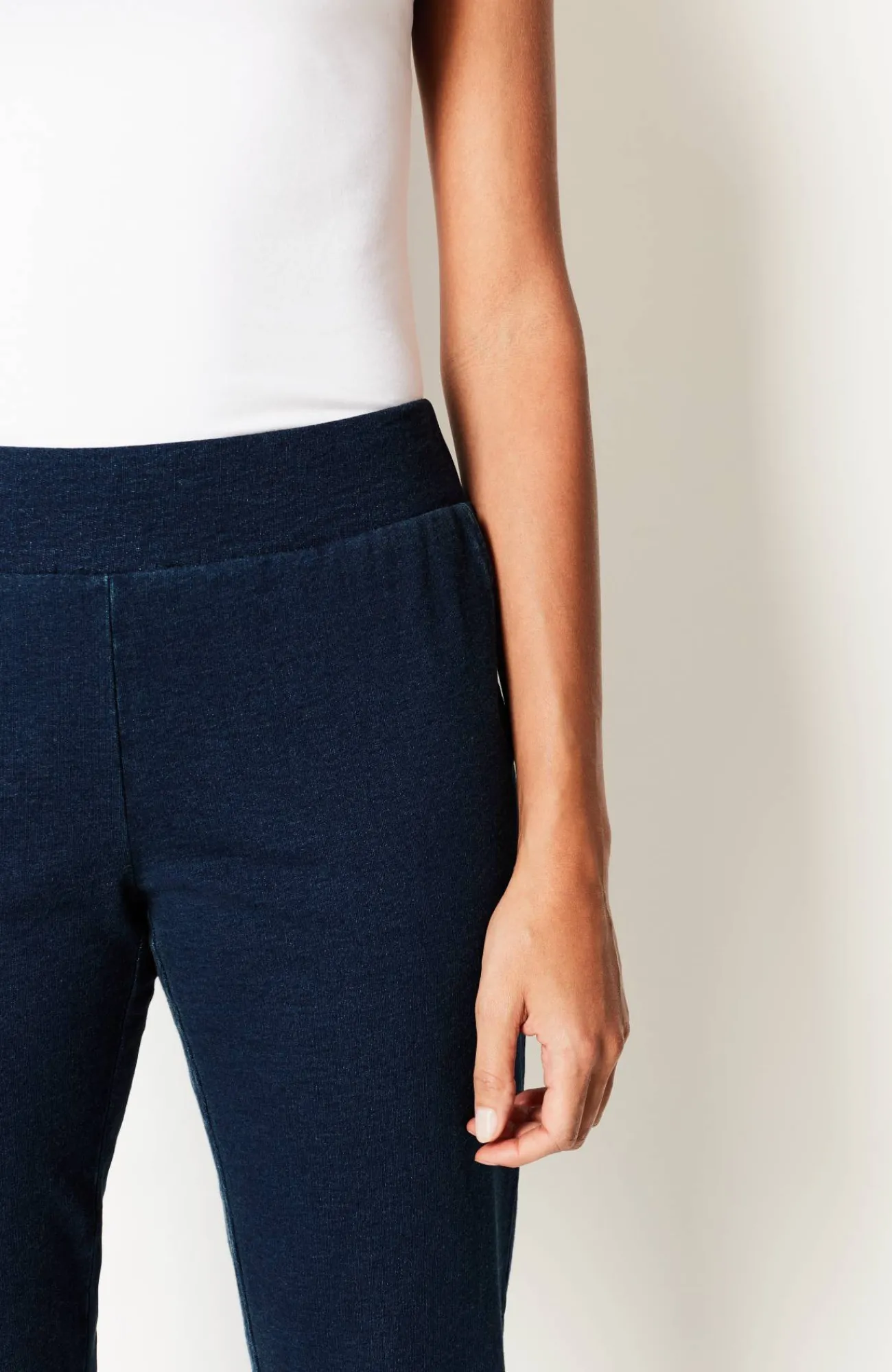 J.Jill Pure Jill Slim-Leg Indigo Knit Jeans Everyday Wash Fashion