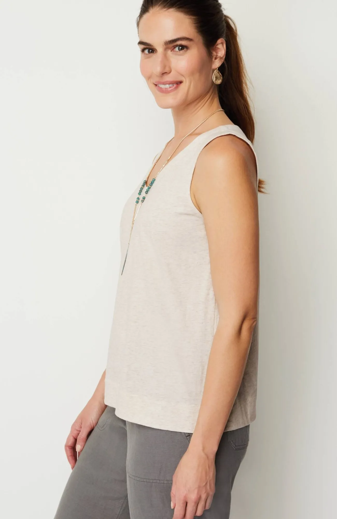J.Jill Pure Jill Soft-V-Neck Layering Tank Cheap