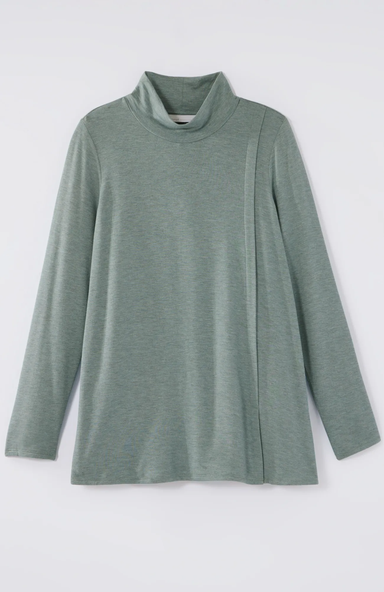 J.Jill Pure Jill Tranquility Mock-Neck Tunic Sage Blue Heather Cheap