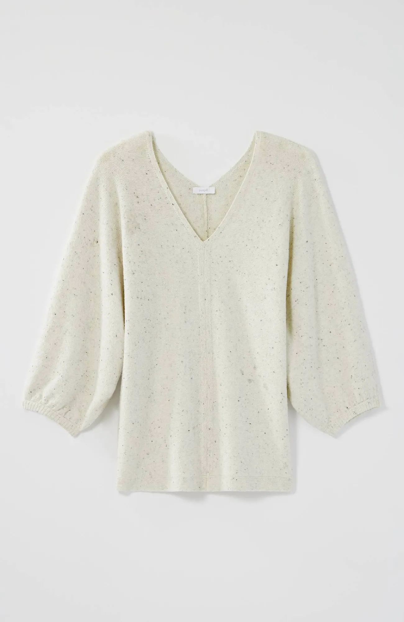 J.Jill Pure Jill Tweed Double-V Sweater Clearance