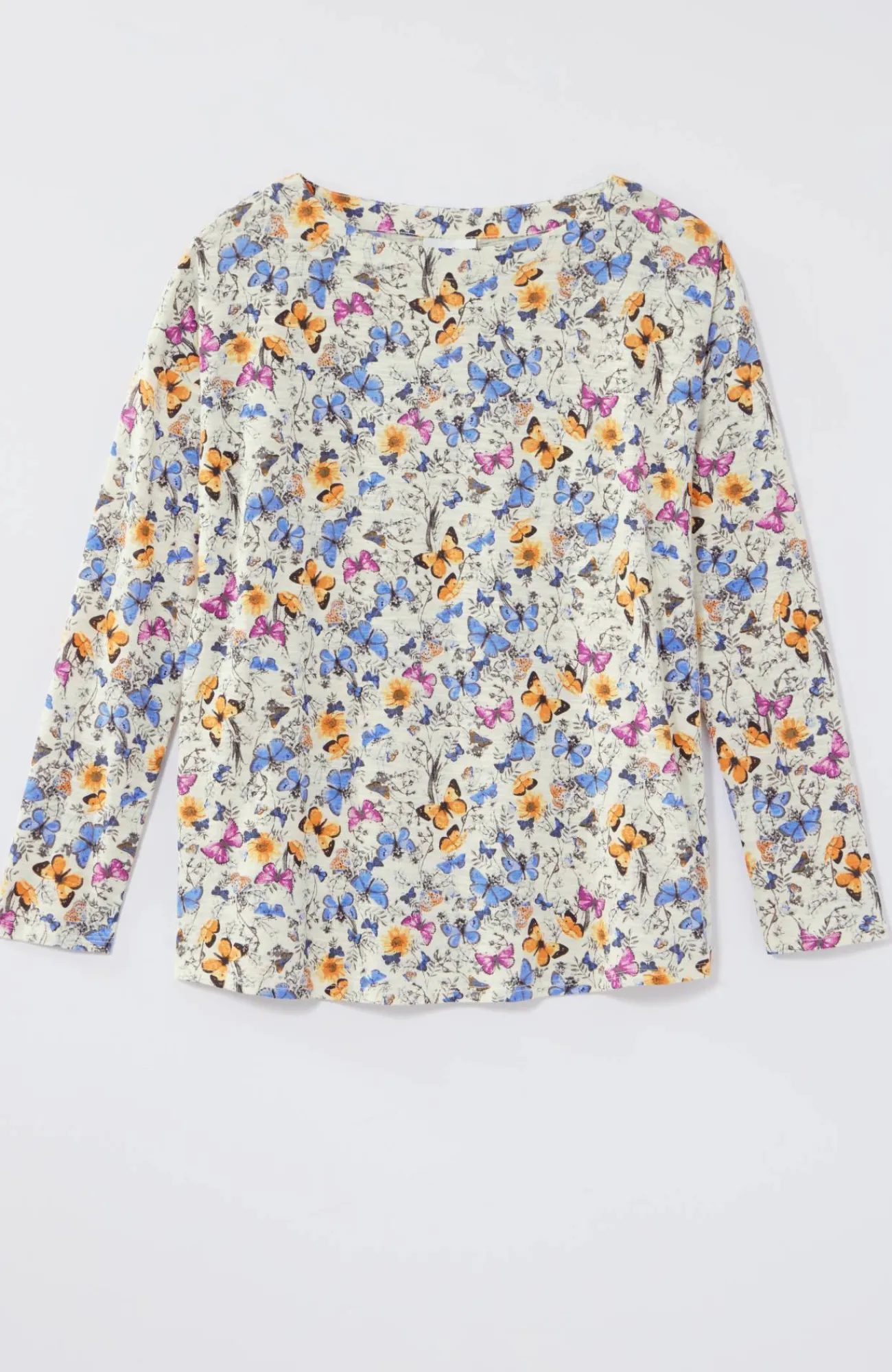 J.Jill Relaxed Boat-Neck Tee Hot