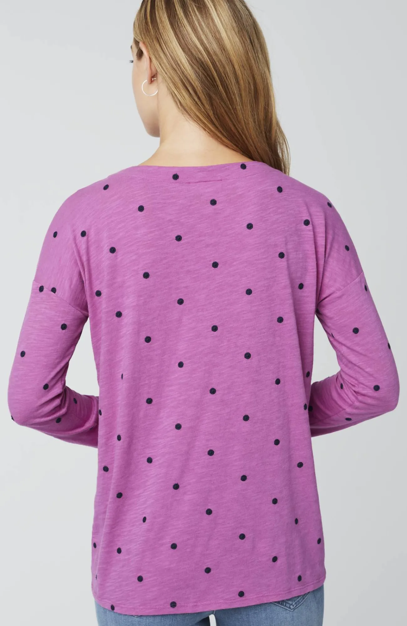J.Jill Relaxed Boat-Neck Tee Hot
