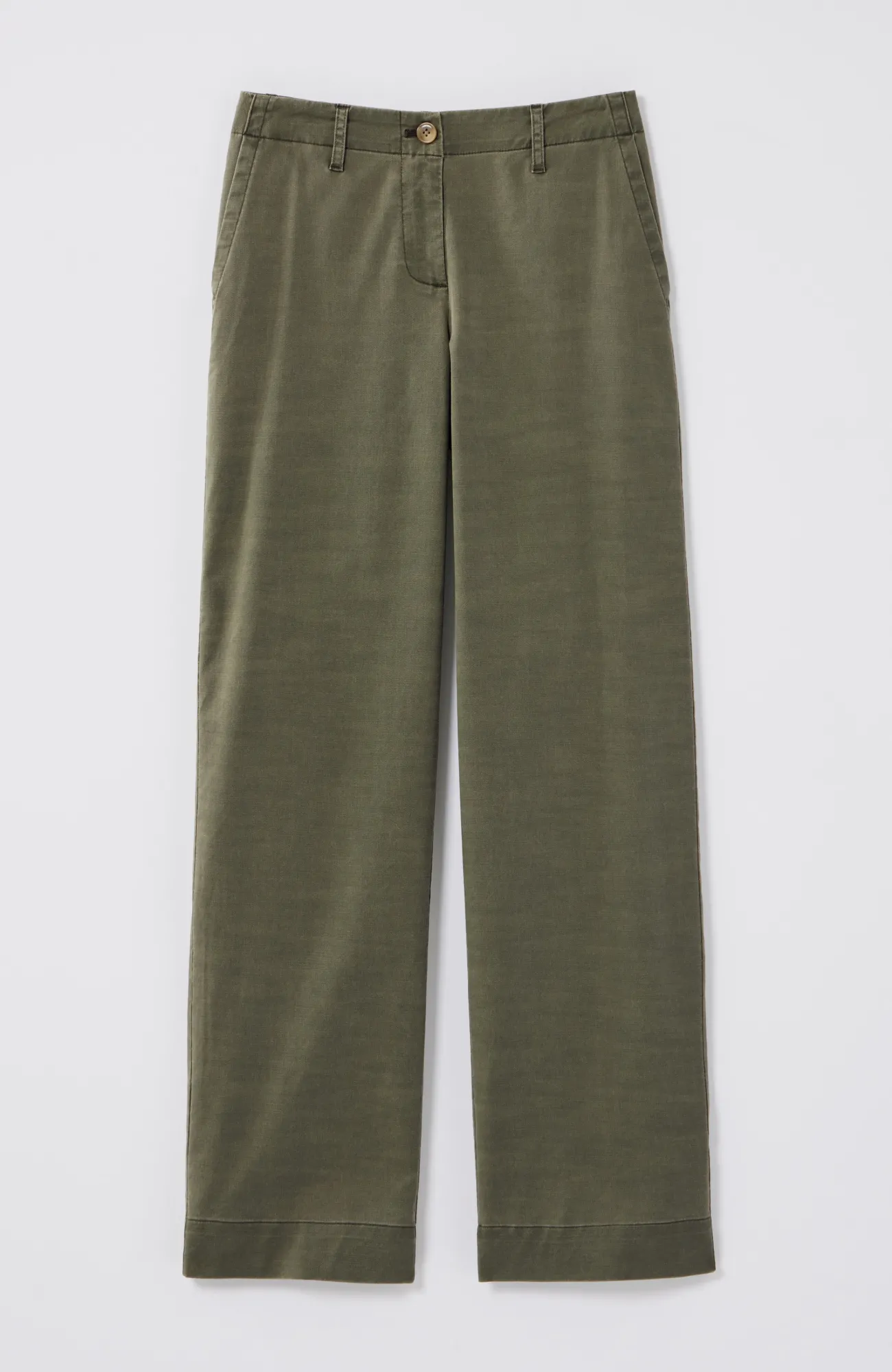 J.Jill Relaxed Chino Wide-Leg Pants Light Greenwood Best Sale
