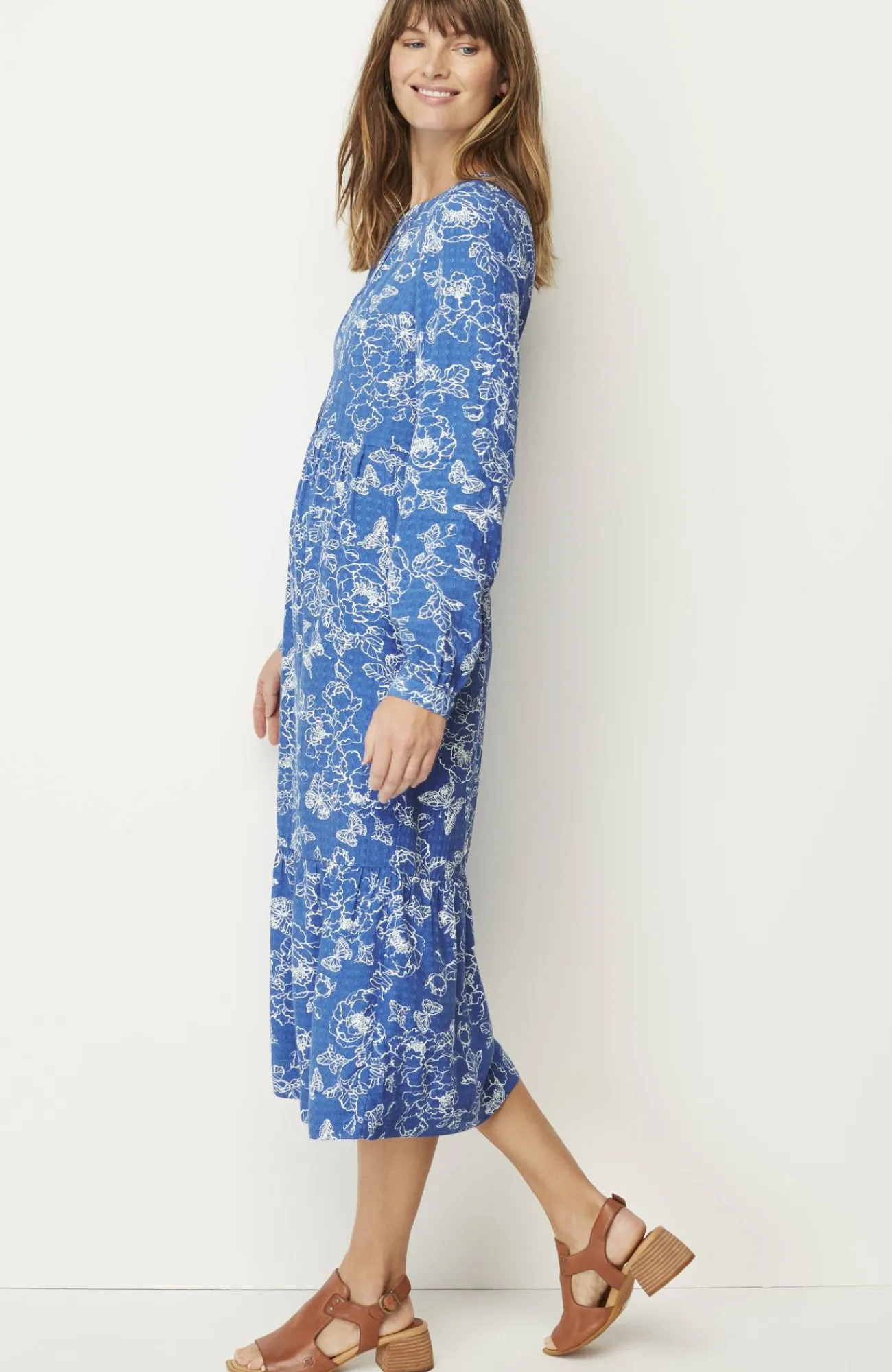 J.Jill Seamed-Waist A-Line Dress Store
