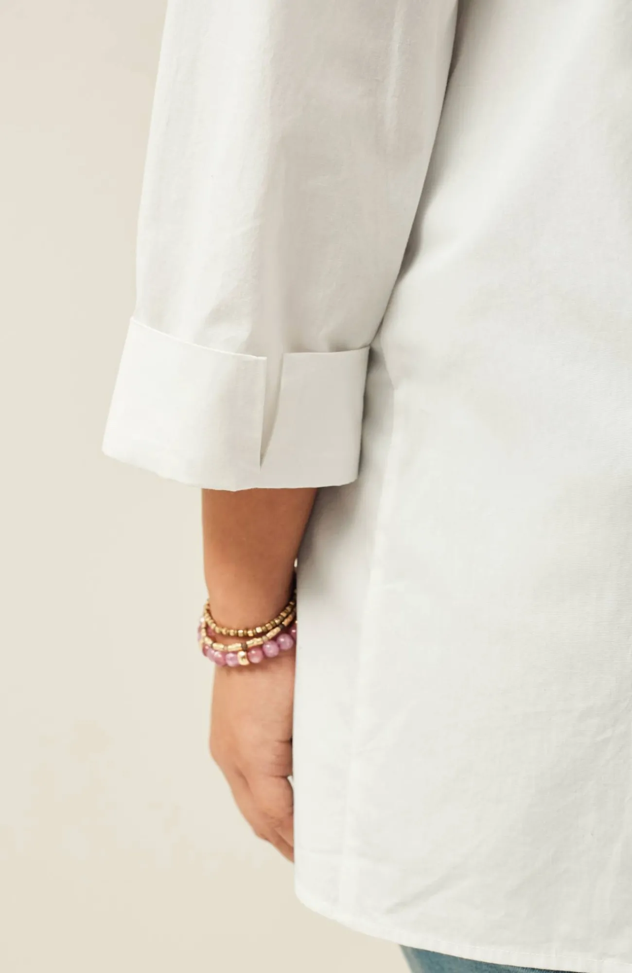 J.Jill Side-Button Stepped-Hem Tunic Outlet