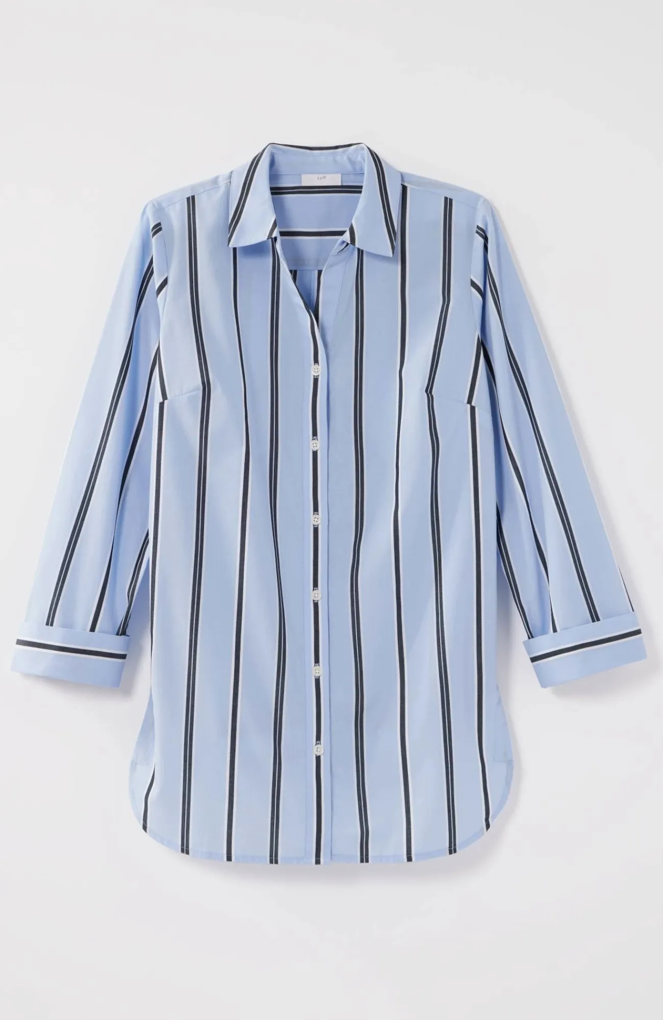 J.Jill Side-Button Stepped-Hem Tunic Outlet