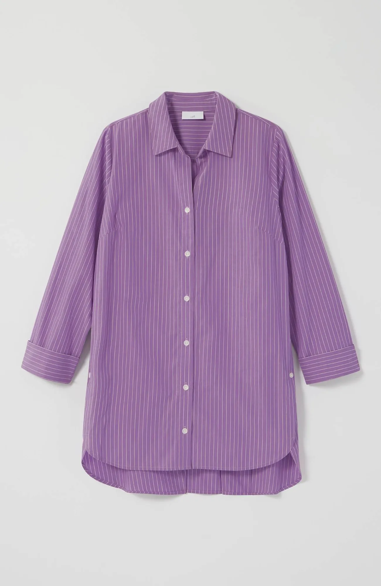 J.Jill Side-Button Stepped-Hem Tunic Outlet