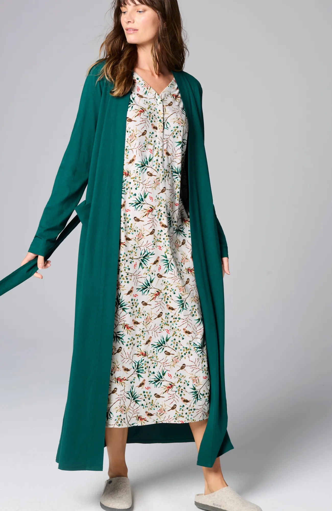 J.Jill Sleep Ultrasoft Long Sleeve Gown Best