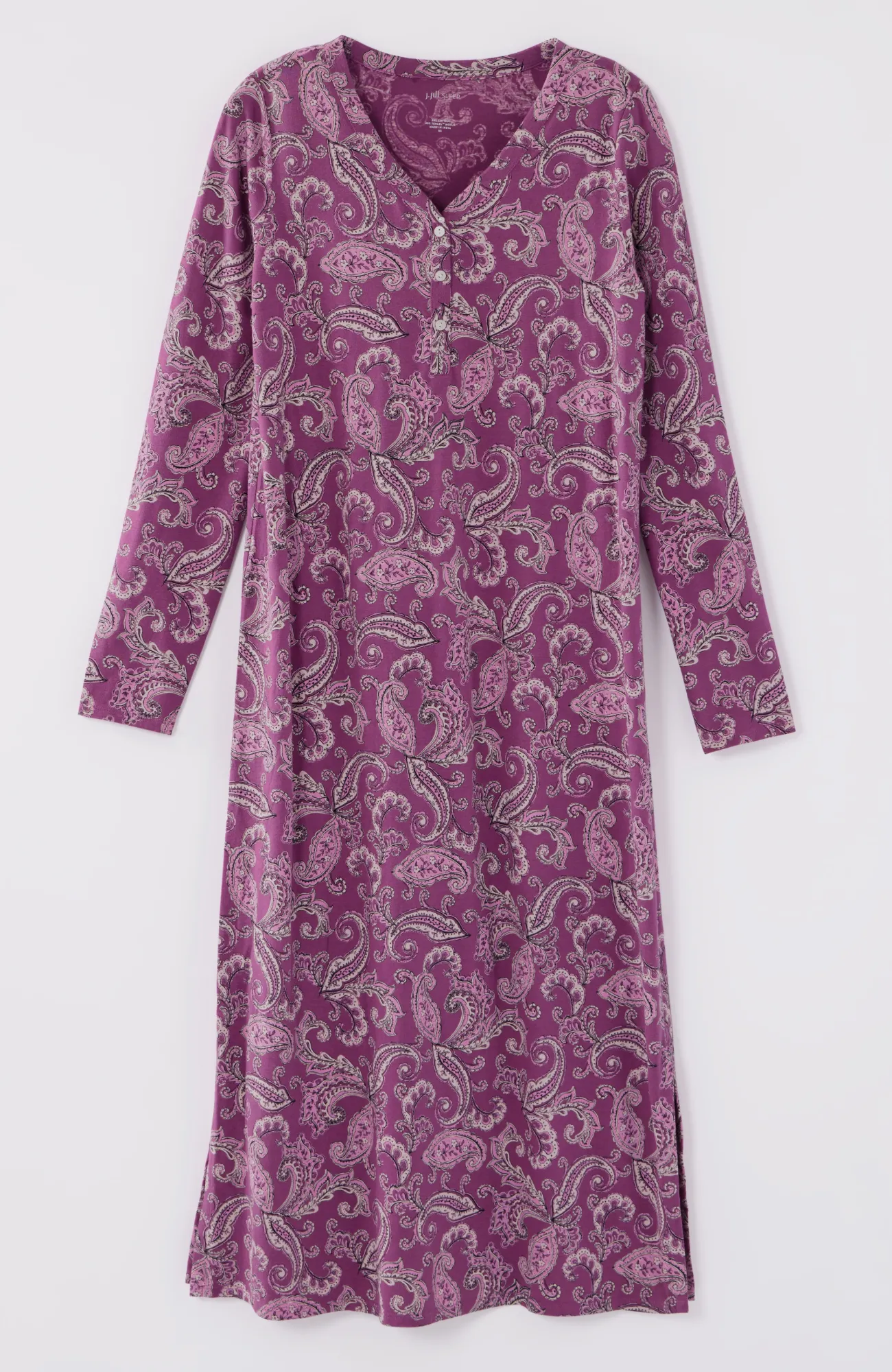 J.Jill Sleep Ultrasoft Long Sleeve Gown Best