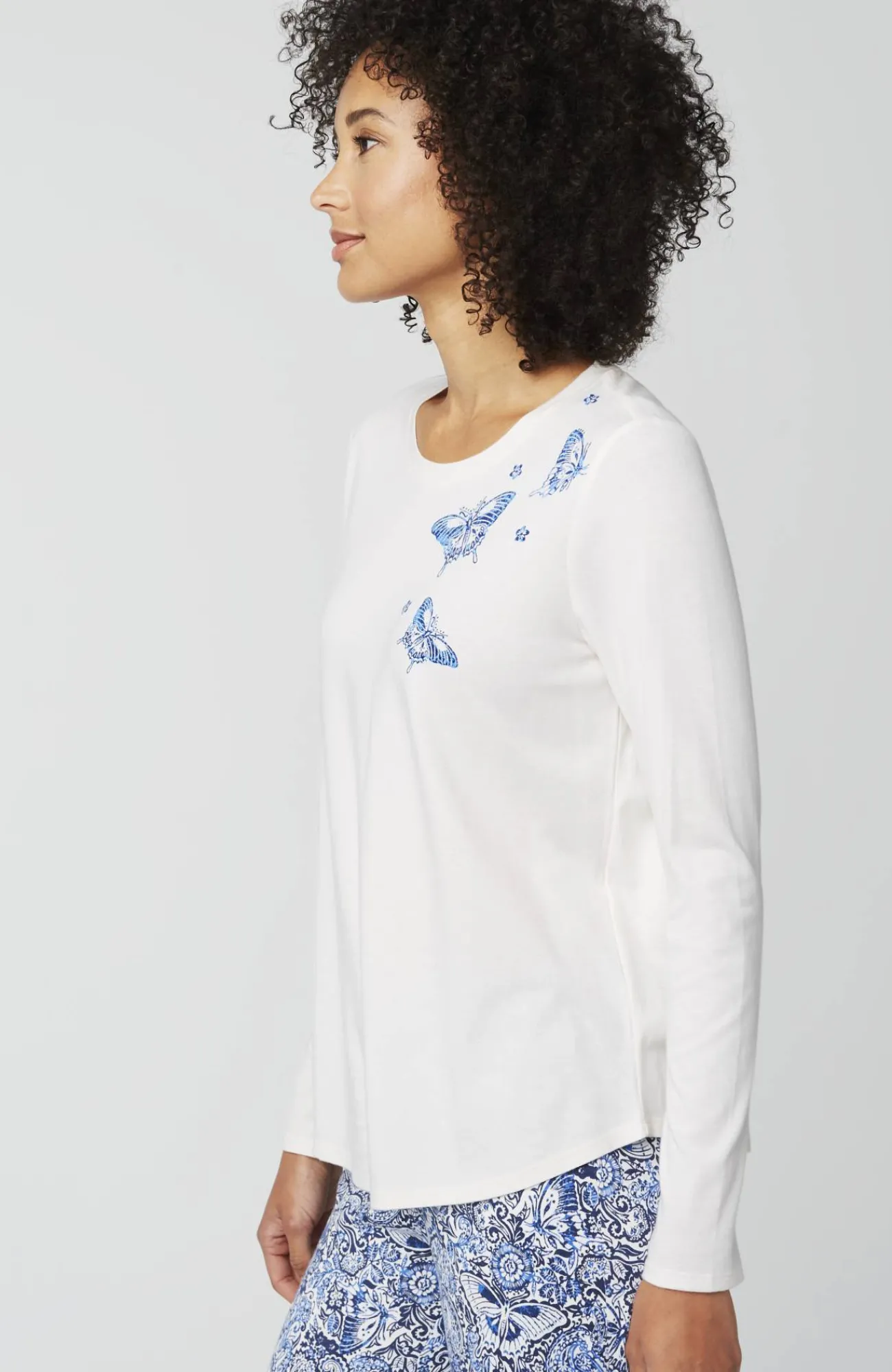 J.Jill Sleep Ultrasoft Long-Sleeve Top Cheap