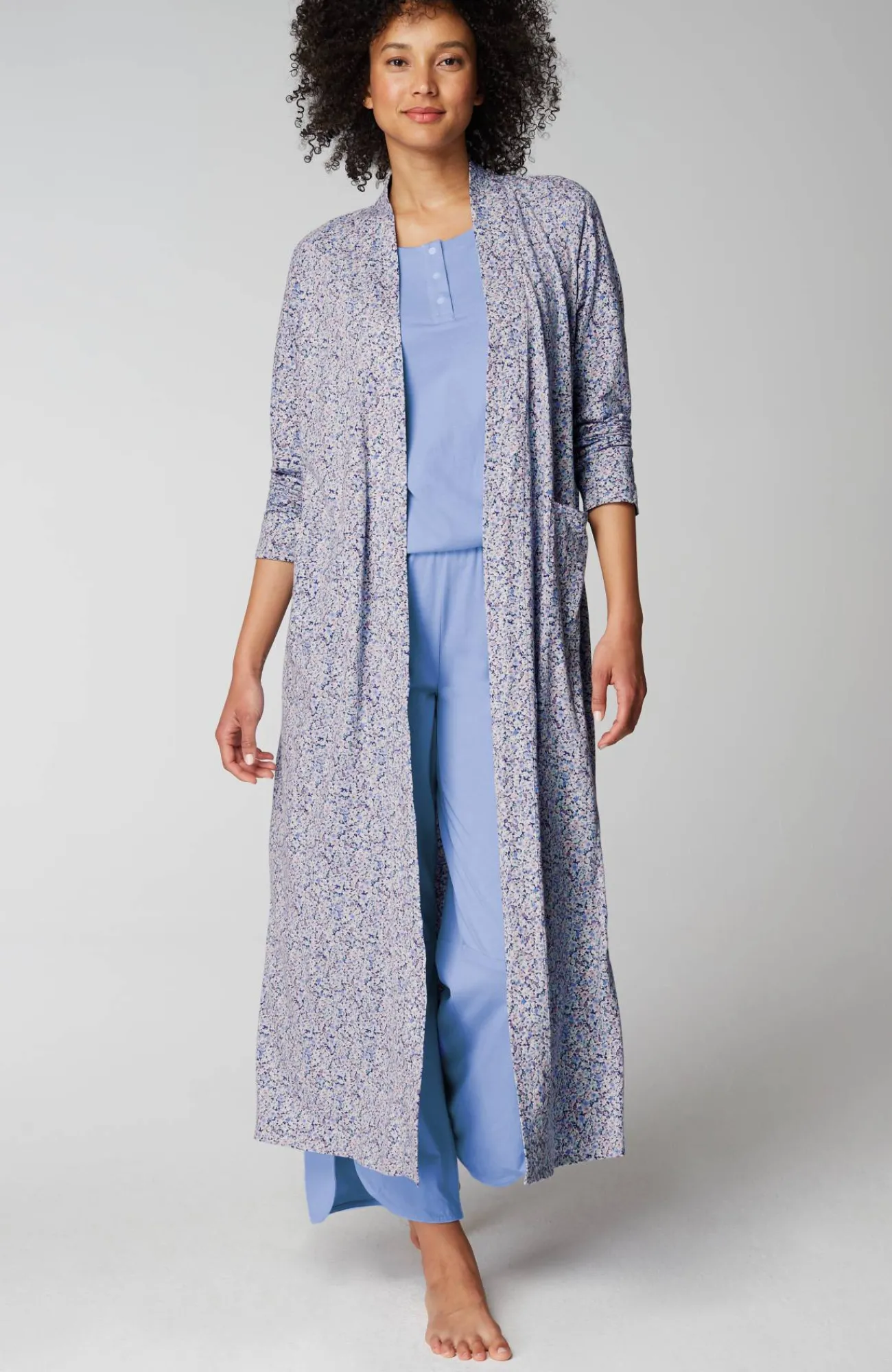 J.Jill Sleep Ultrasoft Patch-Pocket Robe Store