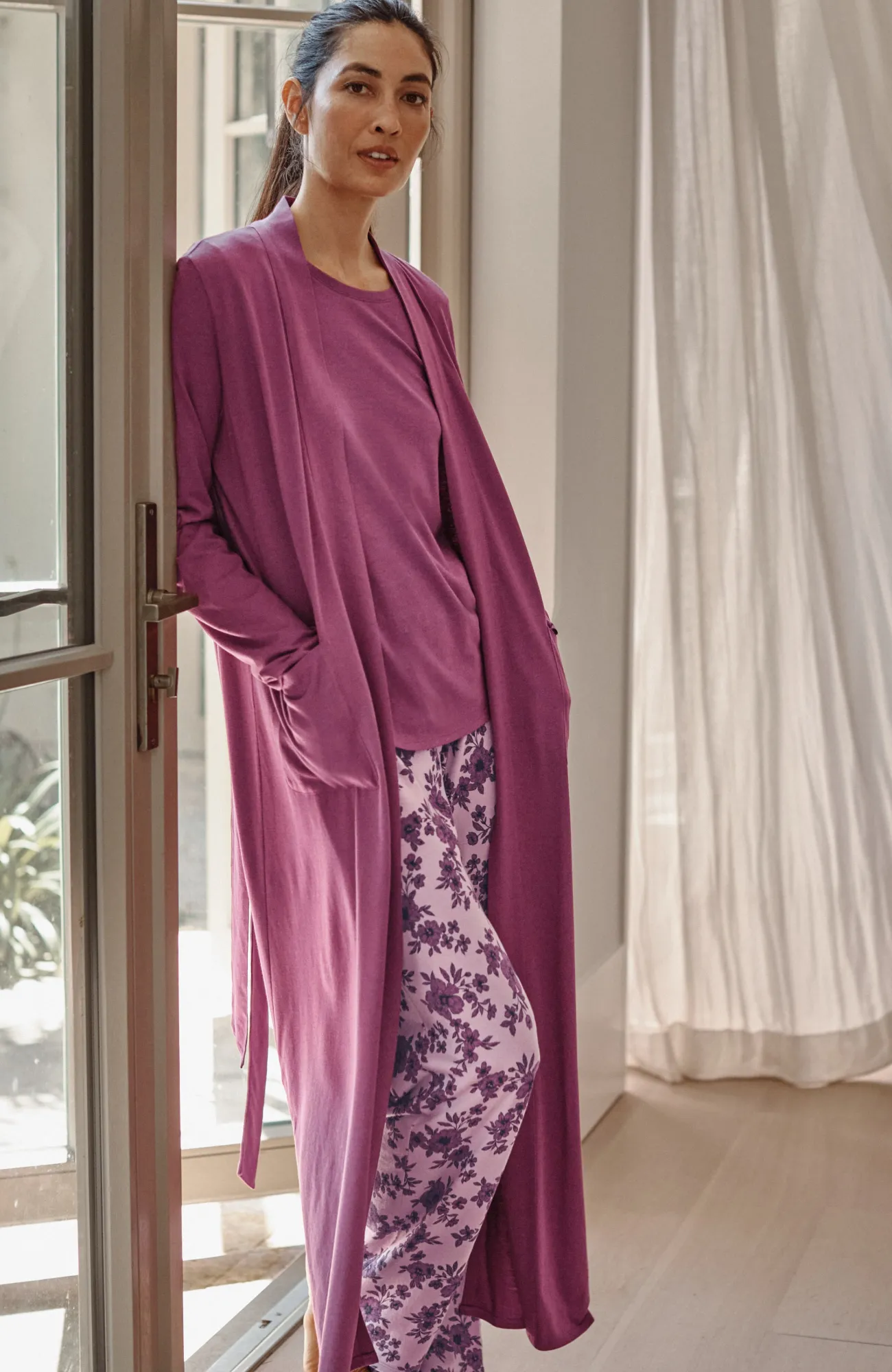 J.Jill Sleep Ultrasoft Patch-Pocket Robe Store