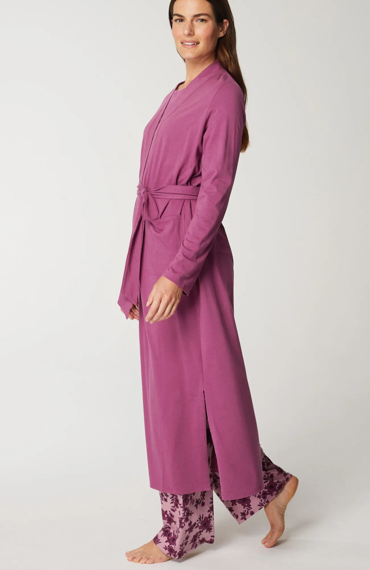 J.Jill Sleep Ultrasoft Patch-Pocket Robe Store