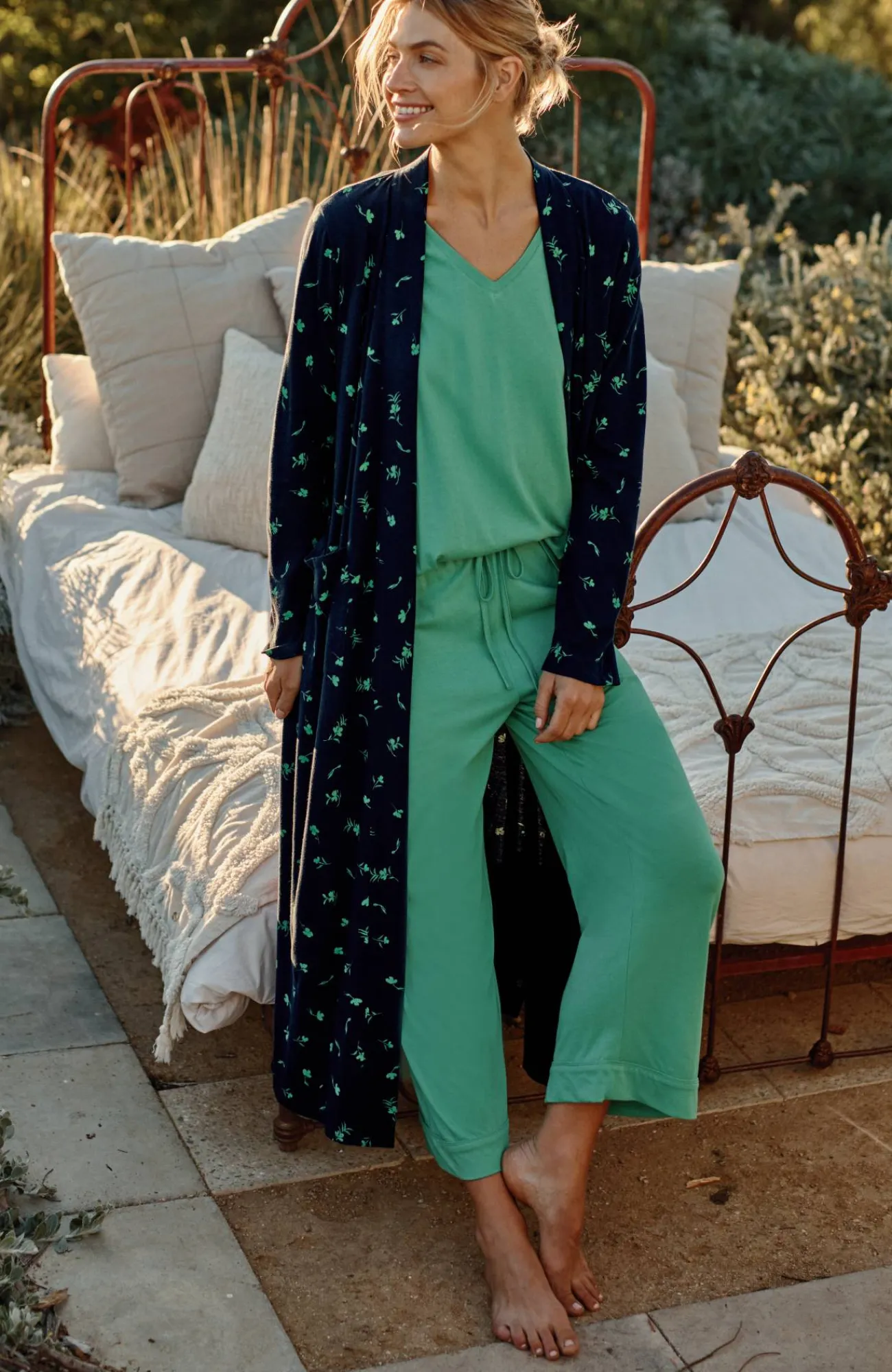 J.Jill Sleep Ultrasoft Patch-Pocket Robe Store