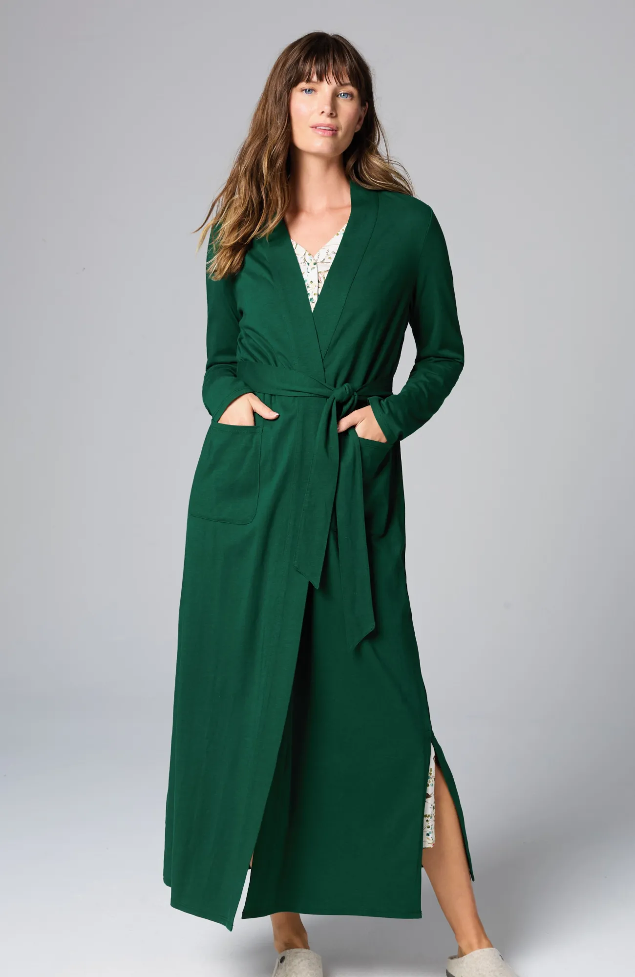 J.Jill Sleep Ultrasoft Patch-Pocket Robe Store