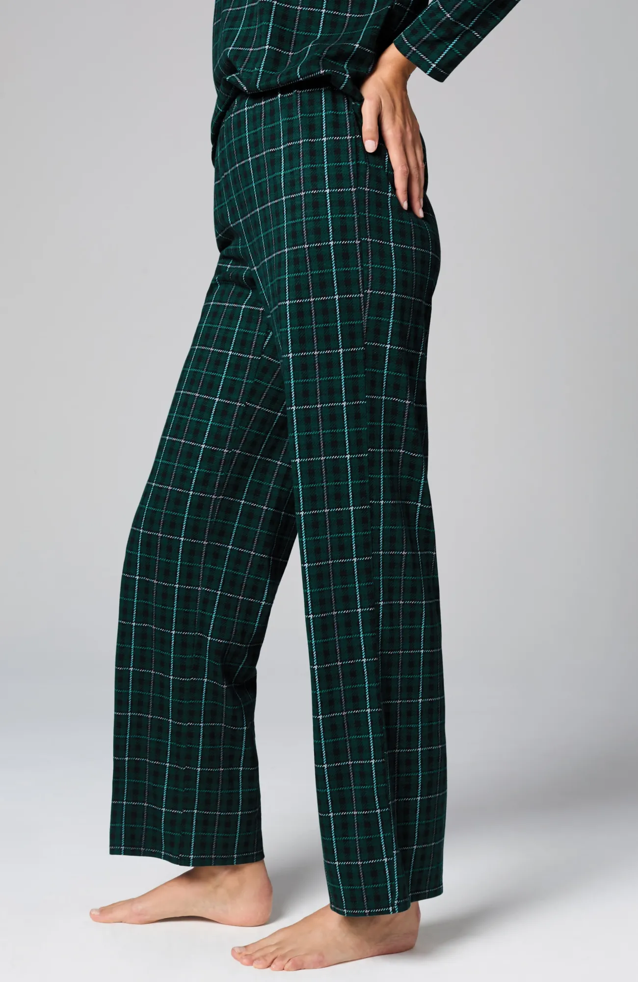J.Jill Sleep Ultrasoft Relaxed Full-Leg Pants Hot