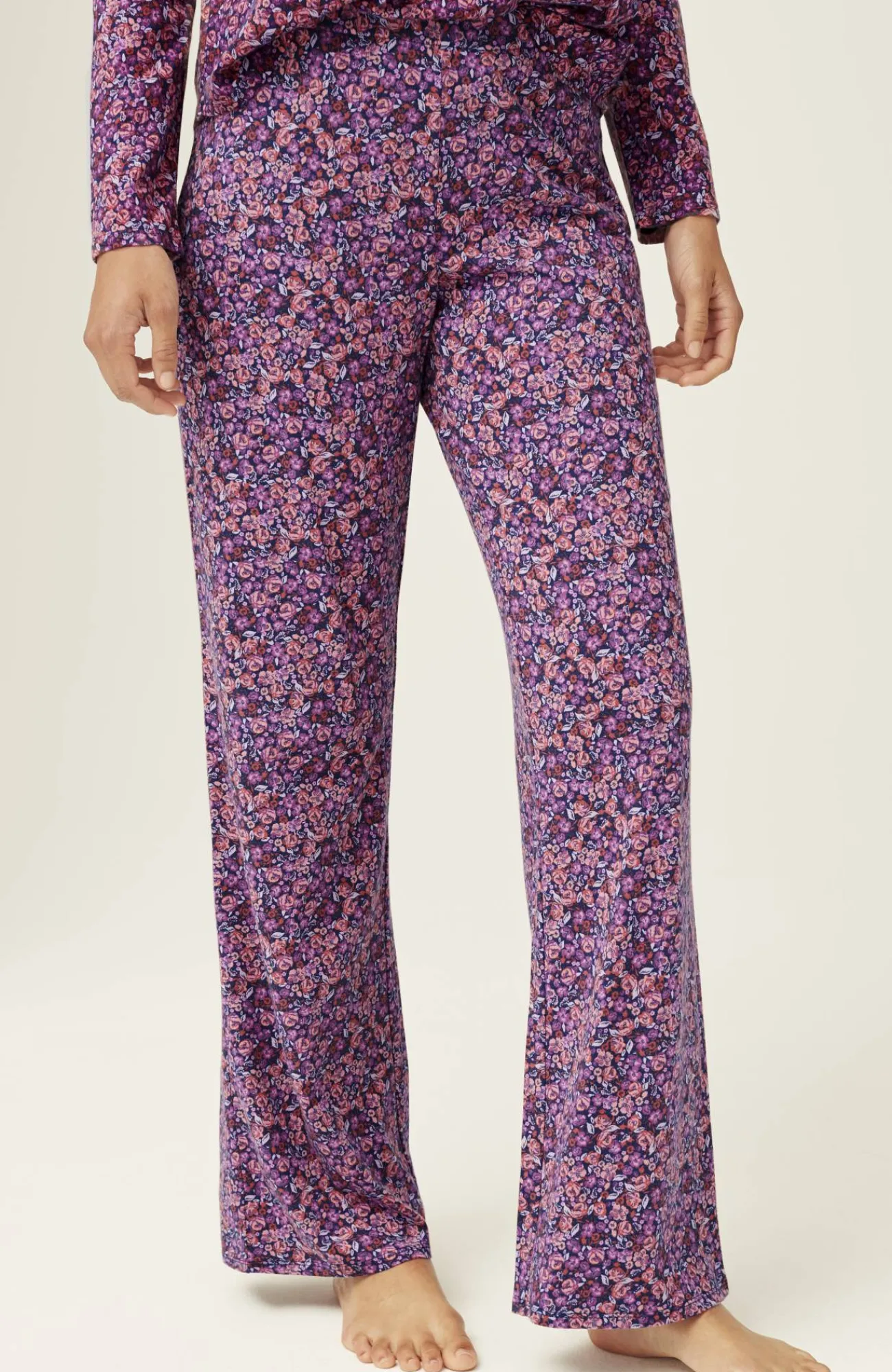 J.Jill Sleep Ultrasoft Relaxed Full-Leg Pants Hot