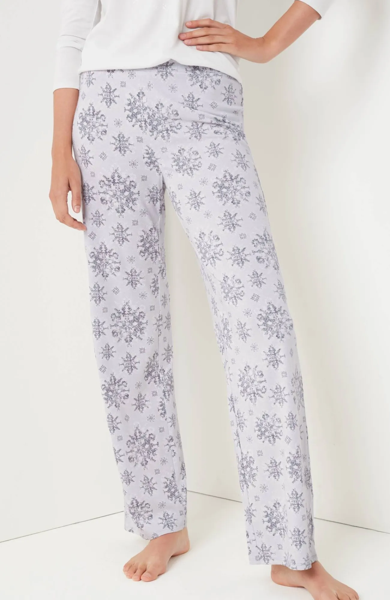 J.Jill Sleep Ultrasoft Relaxed Full-Leg Pants Hot