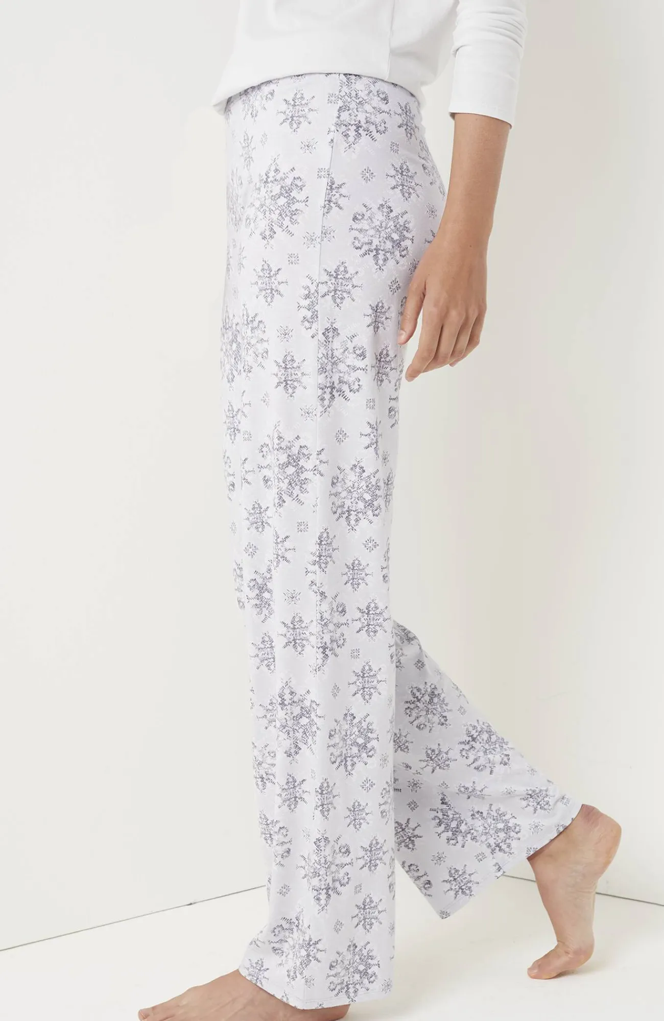 J.Jill Sleep Ultrasoft Relaxed Full-Leg Pants Hot