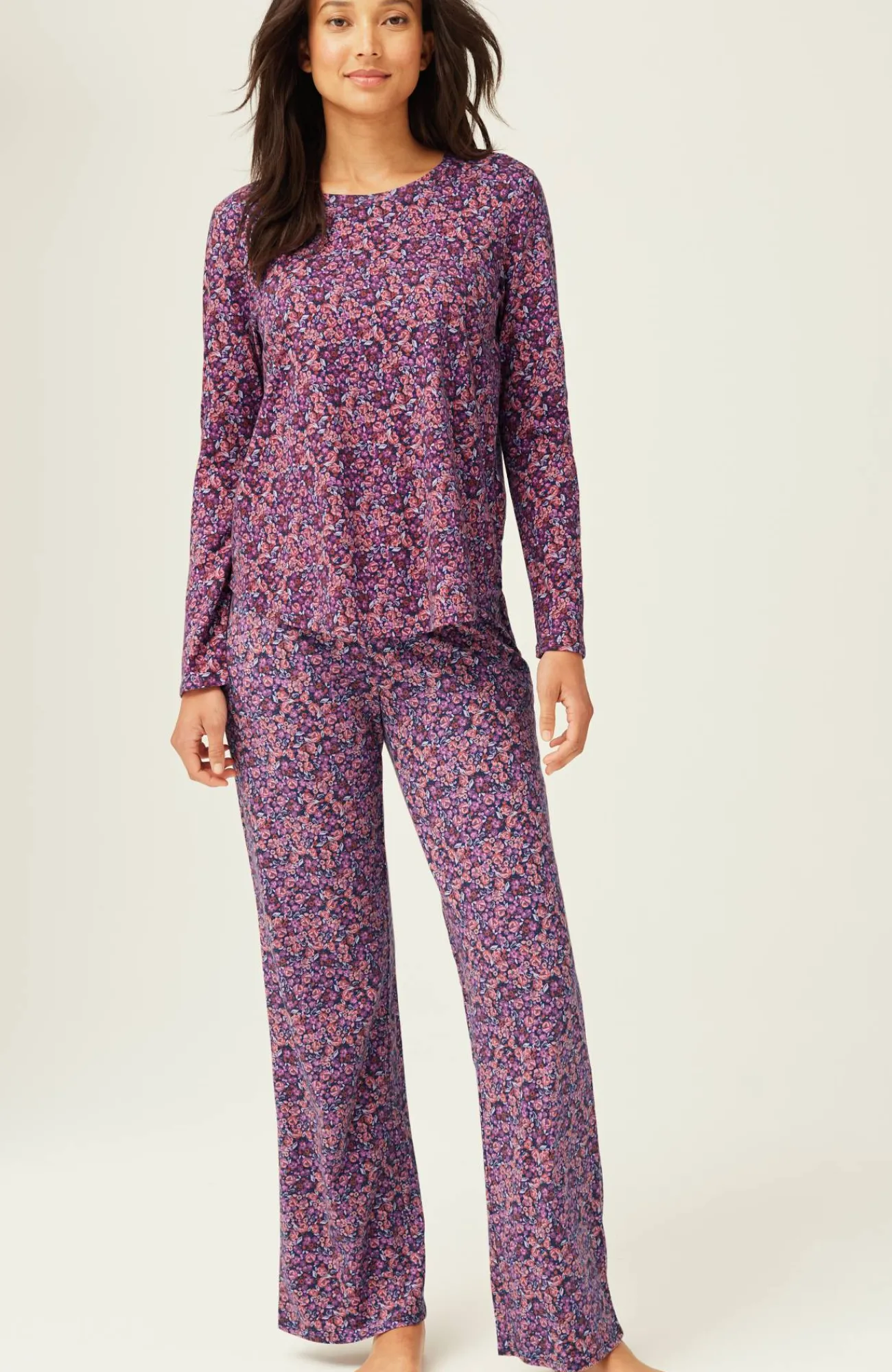 J.Jill Sleep Ultrasoft Relaxed Full-Leg Pants Hot