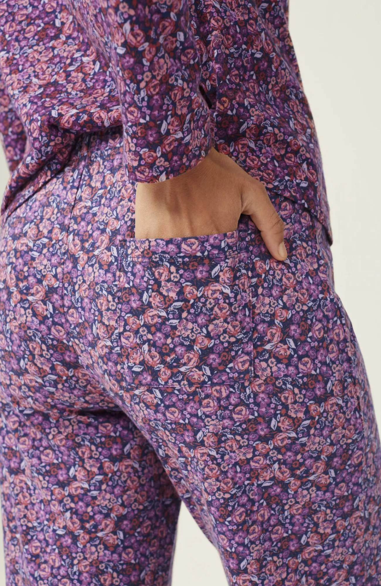 J.Jill Sleep Ultrasoft Relaxed Full-Leg Pants Hot