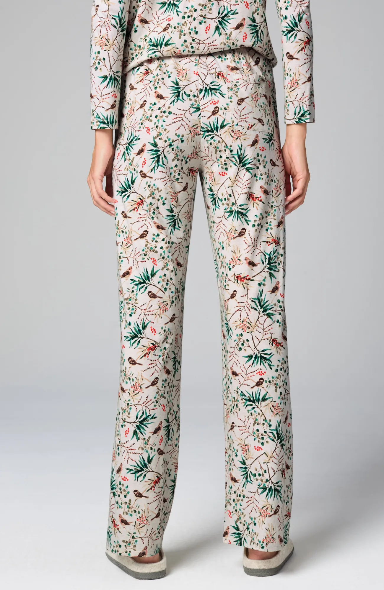 J.Jill Sleep Ultrasoft Relaxed Full-Leg Pants Hot