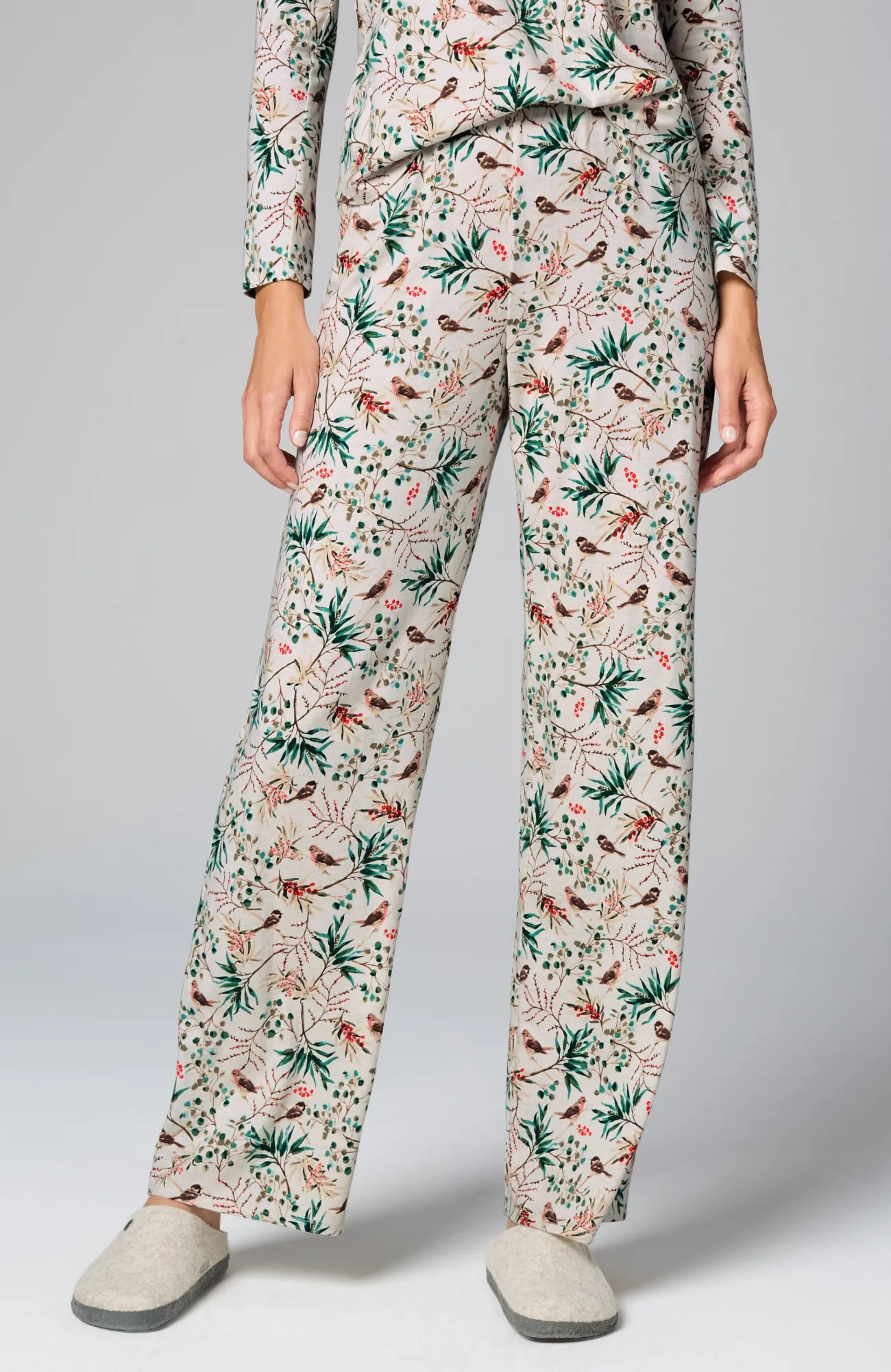 J.Jill Sleep Ultrasoft Relaxed Full-Leg Pants Hot