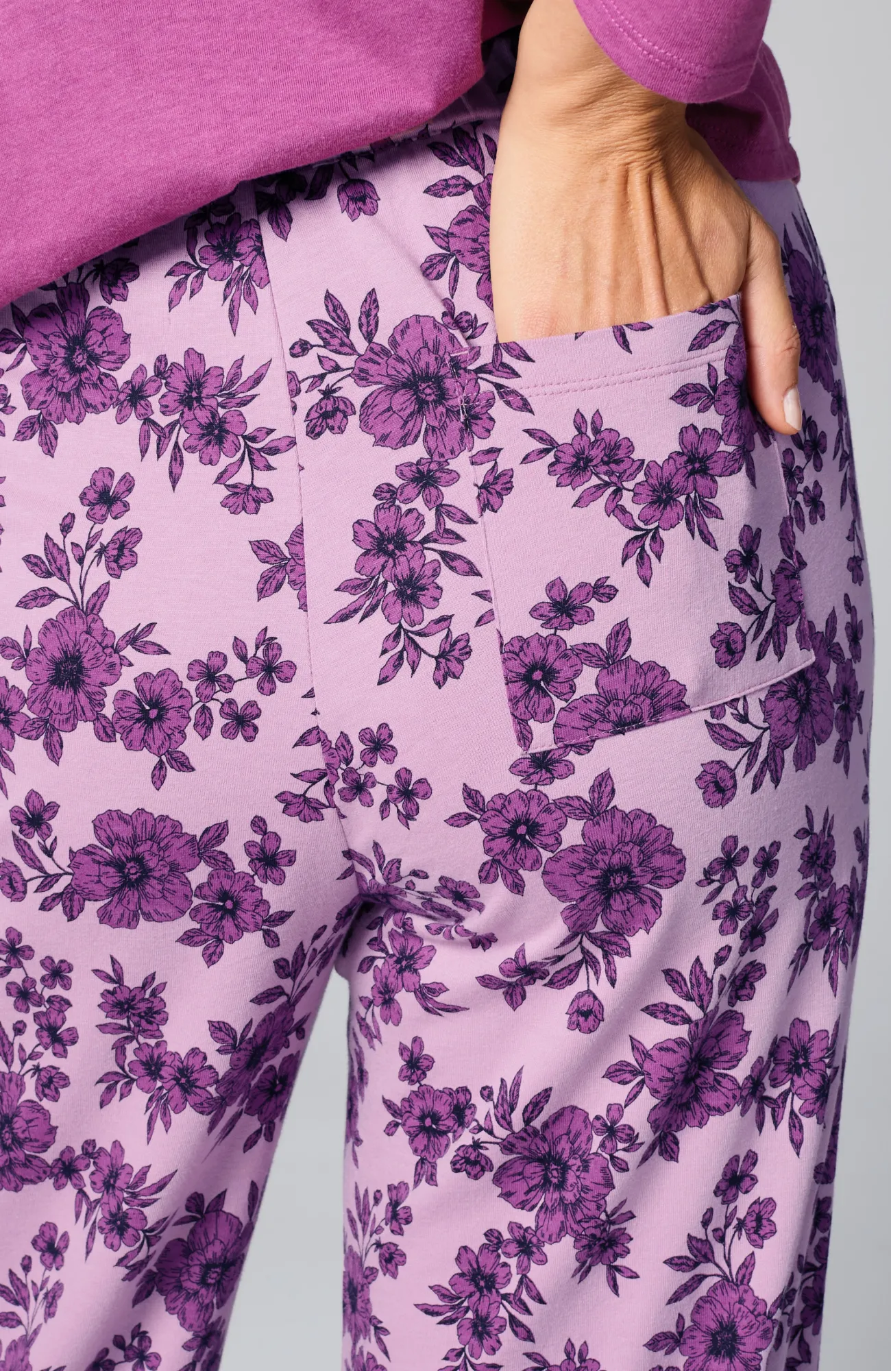 J.Jill Sleep Ultrasoft Relaxed Full-Leg Pants Hot