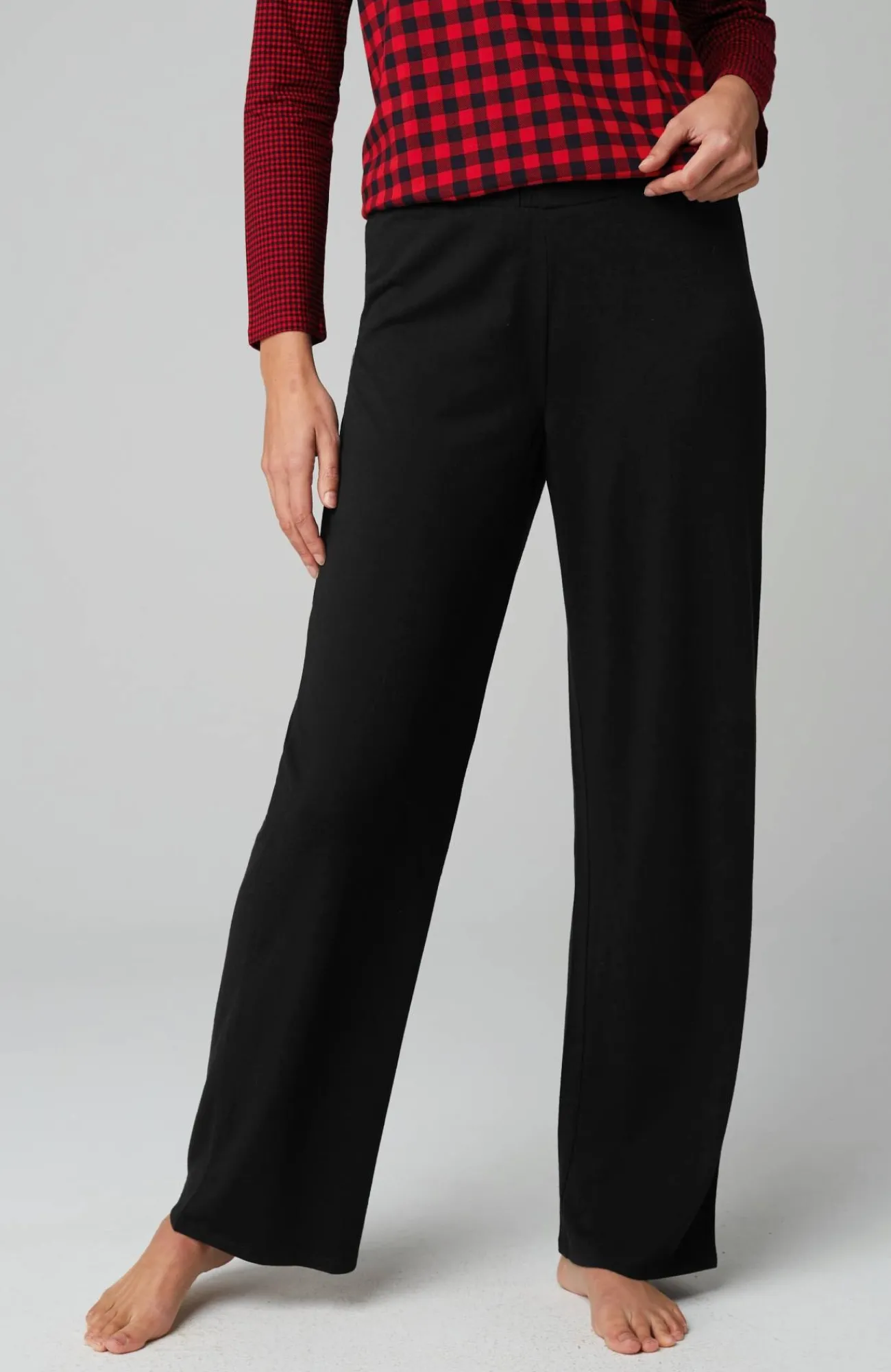 J.Jill Sleep Ultrasoft Relaxed Full-Leg Pants Hot