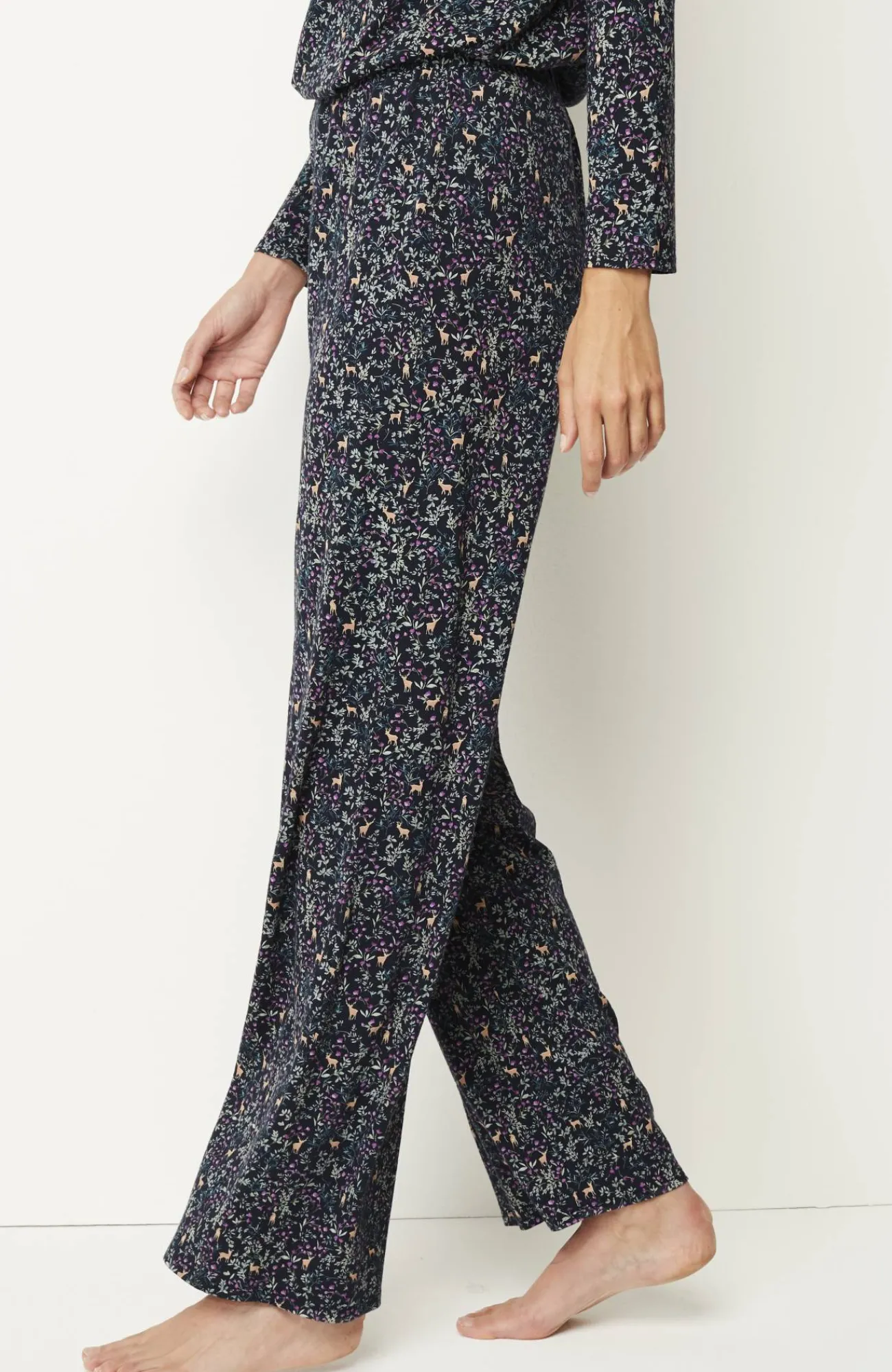J.Jill Sleep Ultrasoft Relaxed Full-Leg Pants Hot