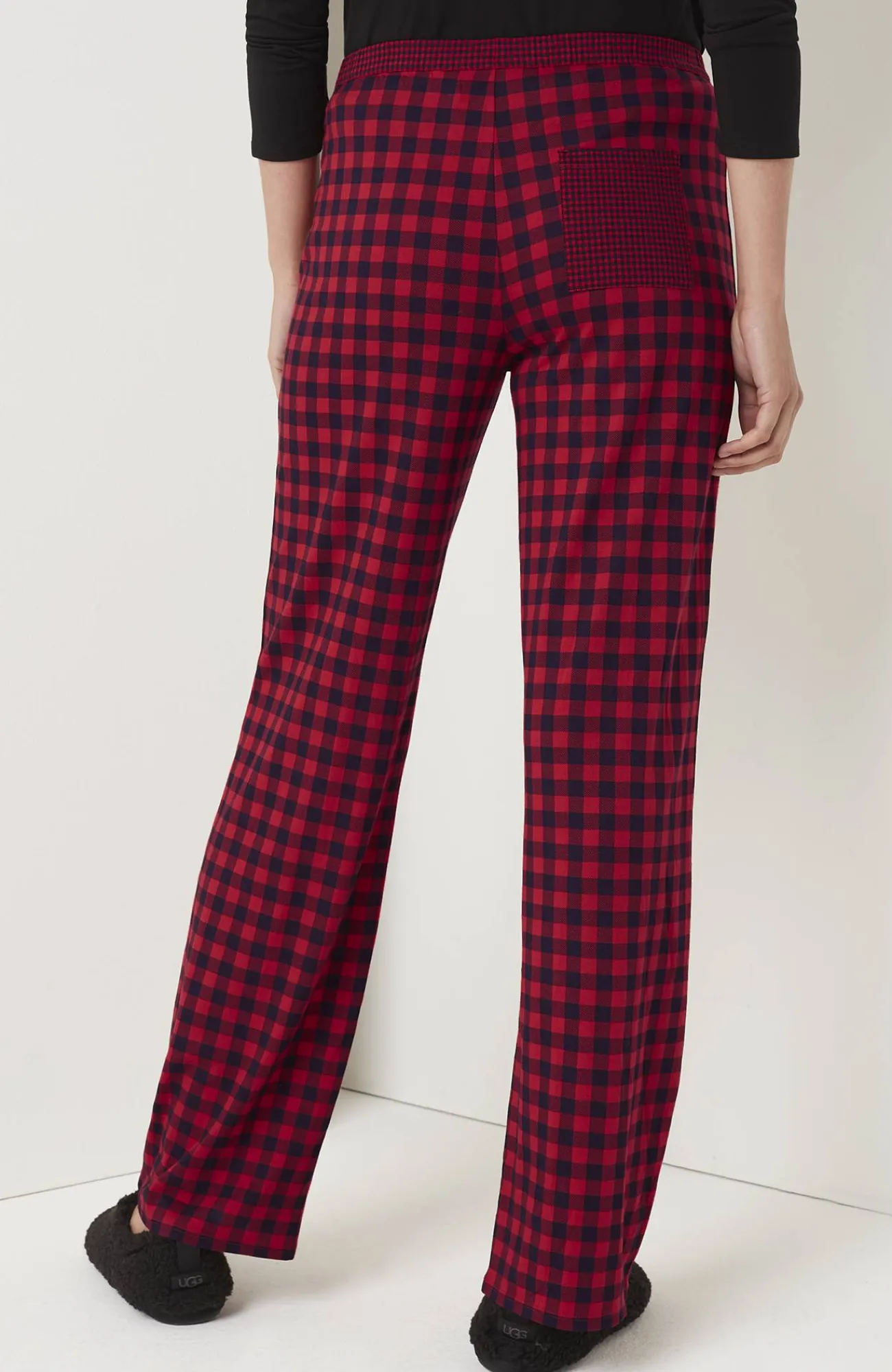 J.Jill Sleep Ultrasoft Relaxed Full-Leg Pants Hot
