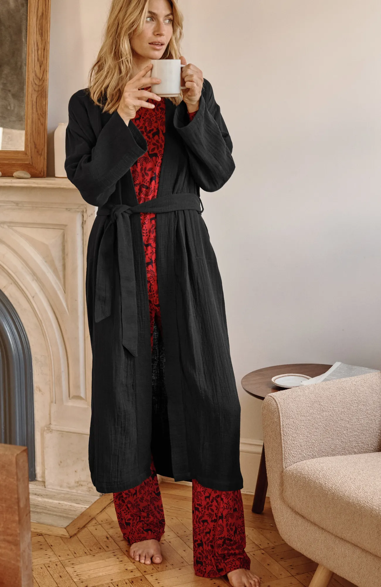 J.Jill Sleep Ultrasoft Relaxed Full-Leg Pants Hot