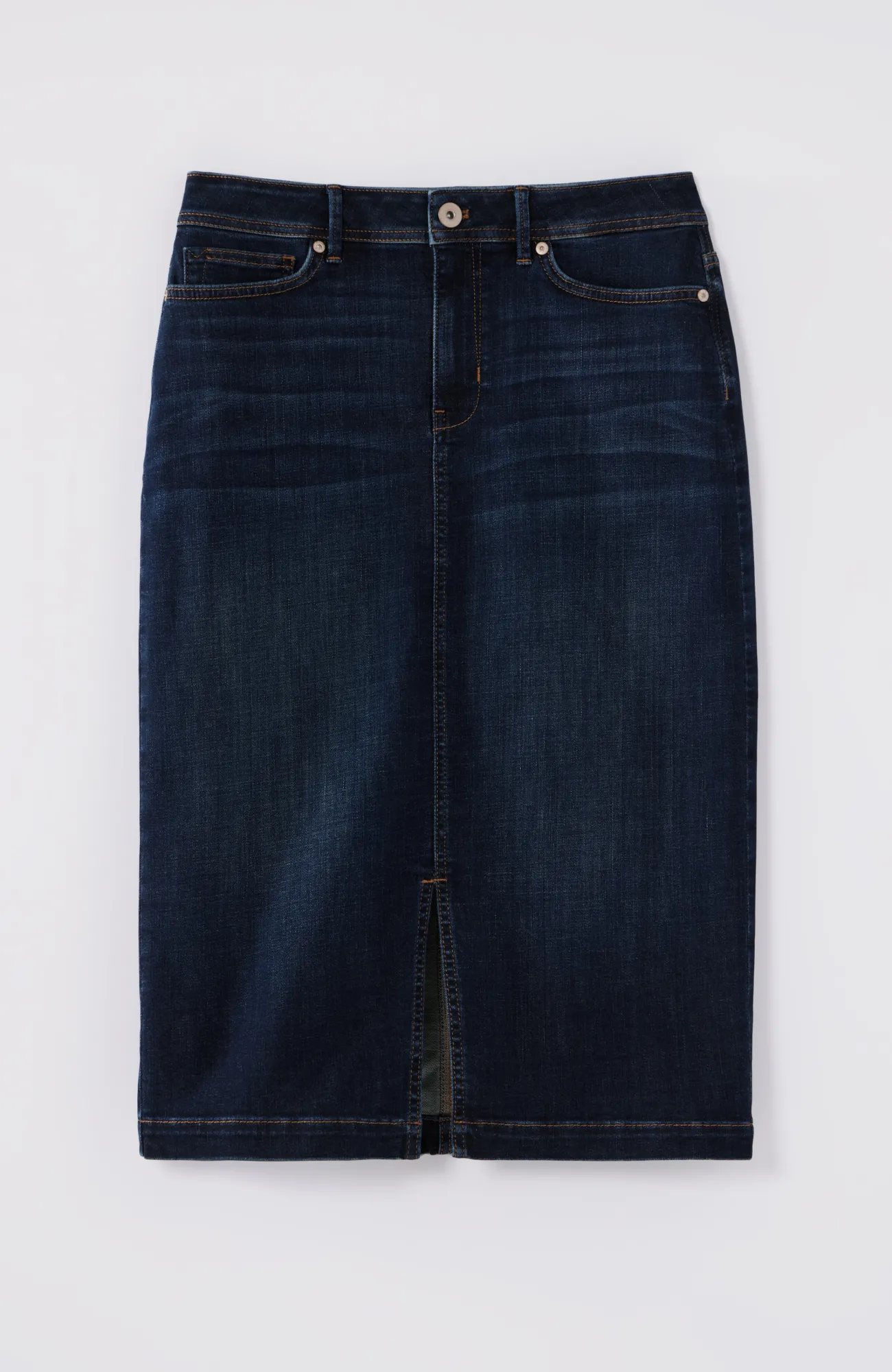 J.Jill Slit-Hem Denim Skirt Best Sale