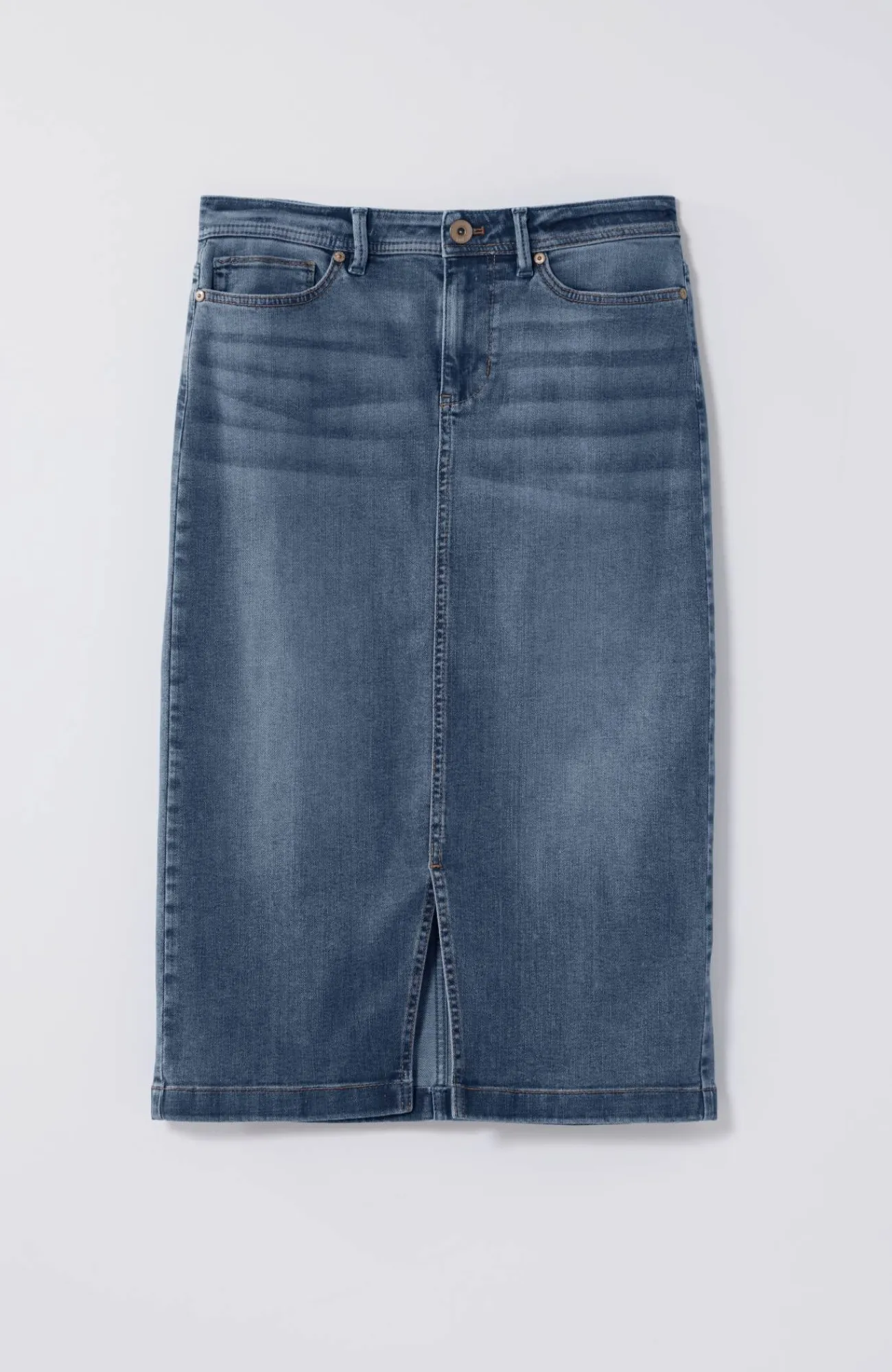 J.Jill Slit-Hem Denim Skirt Best Sale