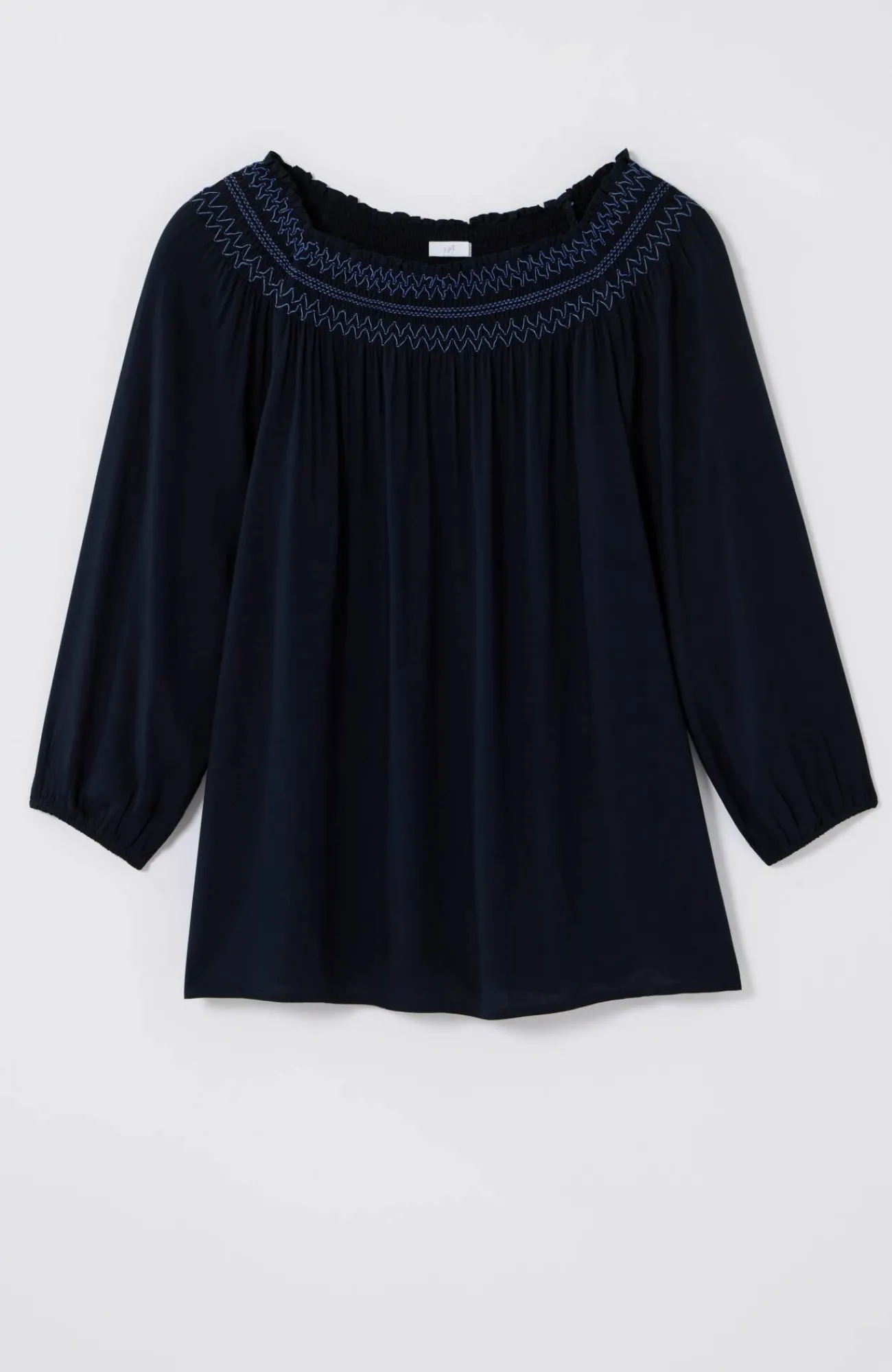 J.Jill Smocked Two-Way A-Line Top Best