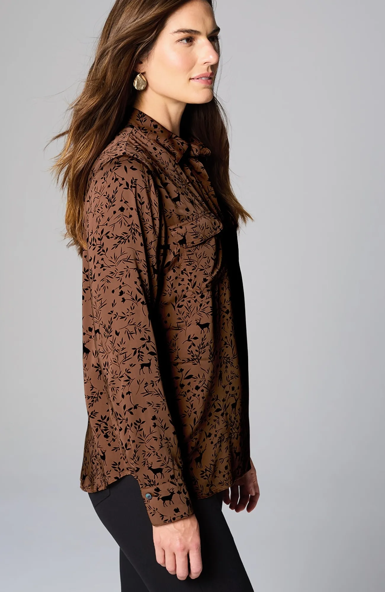 J.Jill Soft Luxe Utility Popover Discount
