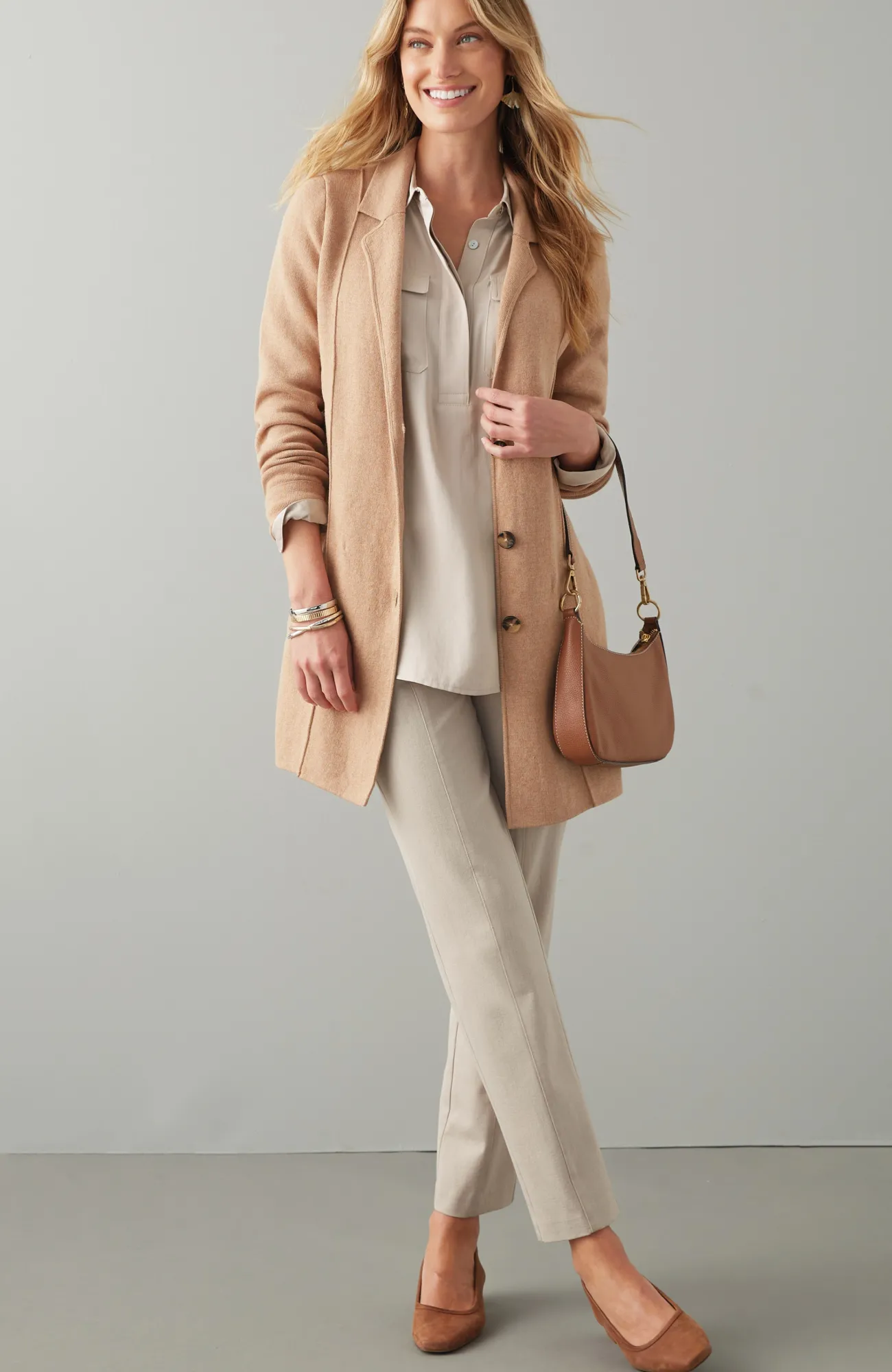 J.Jill Soft Luxe Utility Popover Discount