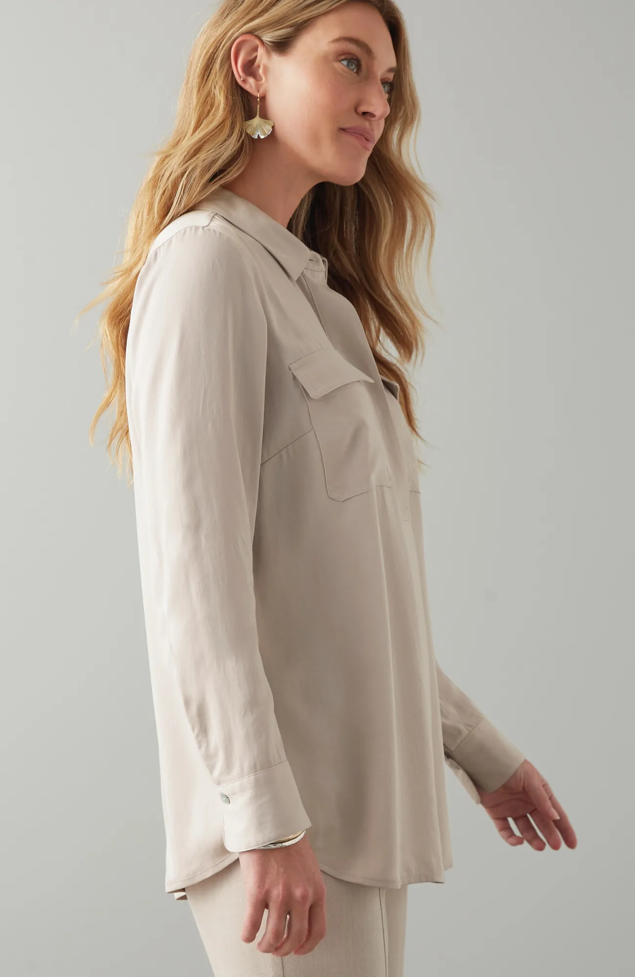 J.Jill Soft Luxe Utility Popover Discount