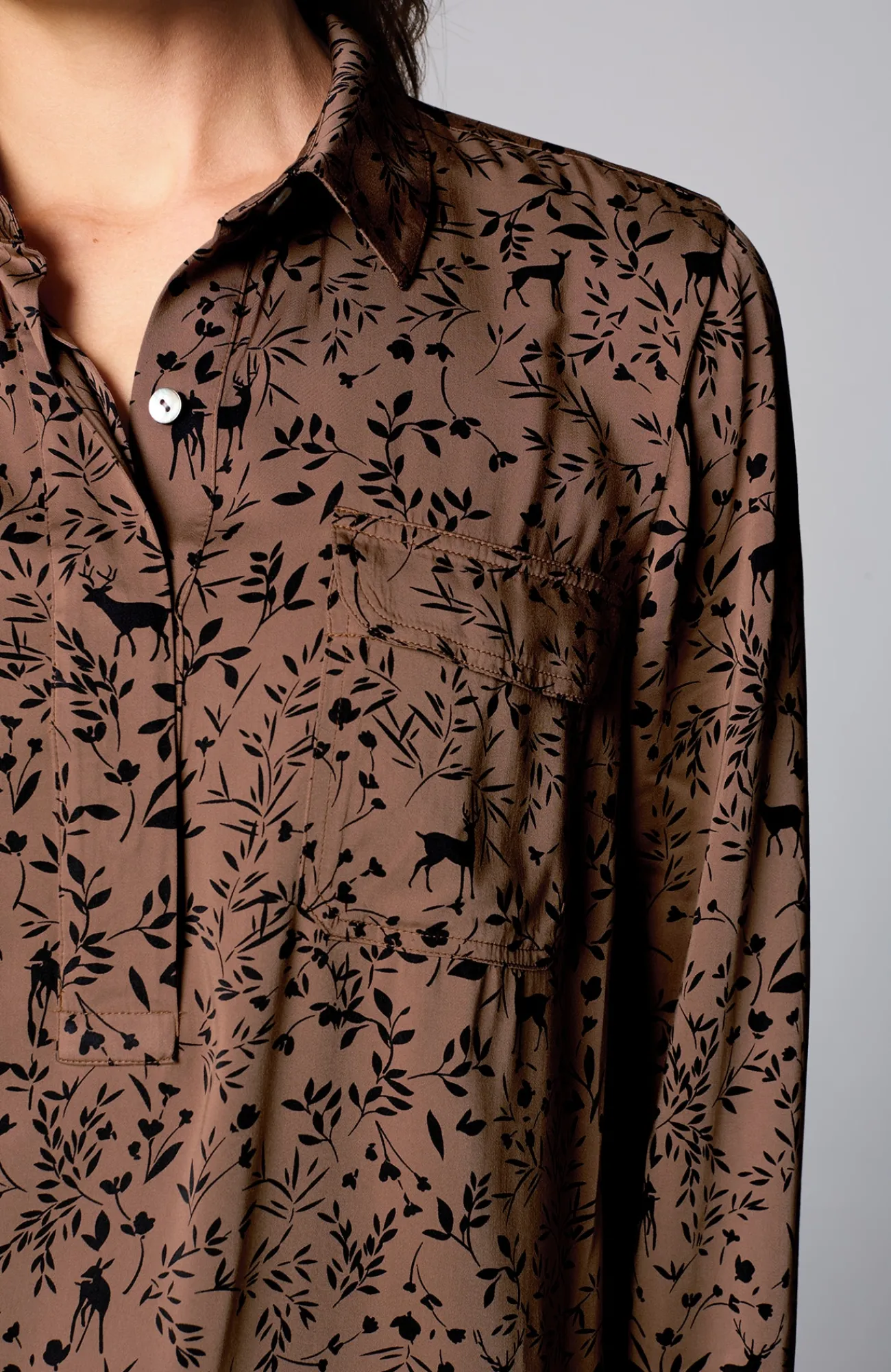 J.Jill Soft Luxe Utility Popover Discount