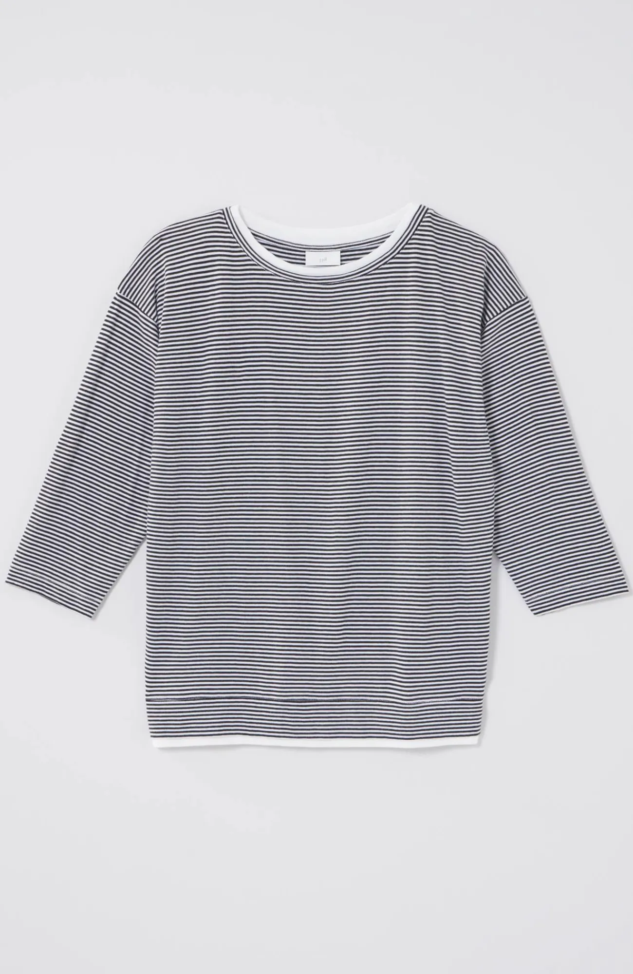 J.Jill Striped Double-Layer Tee New
