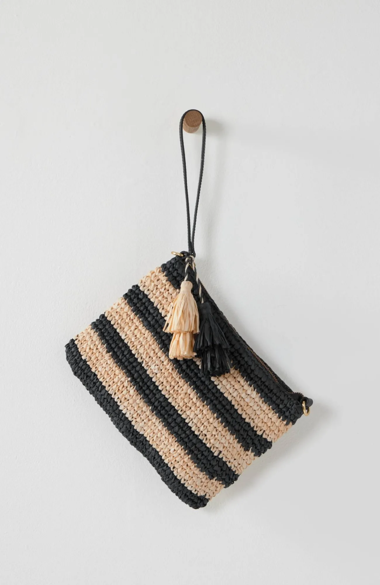 J.Jill Striped Paper Straw Crossbody Sale