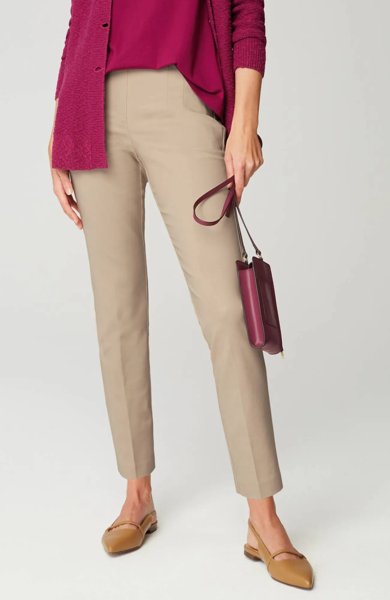 J.Jill Versatile Cotton-Stretch Slim-Leg Pants Sale