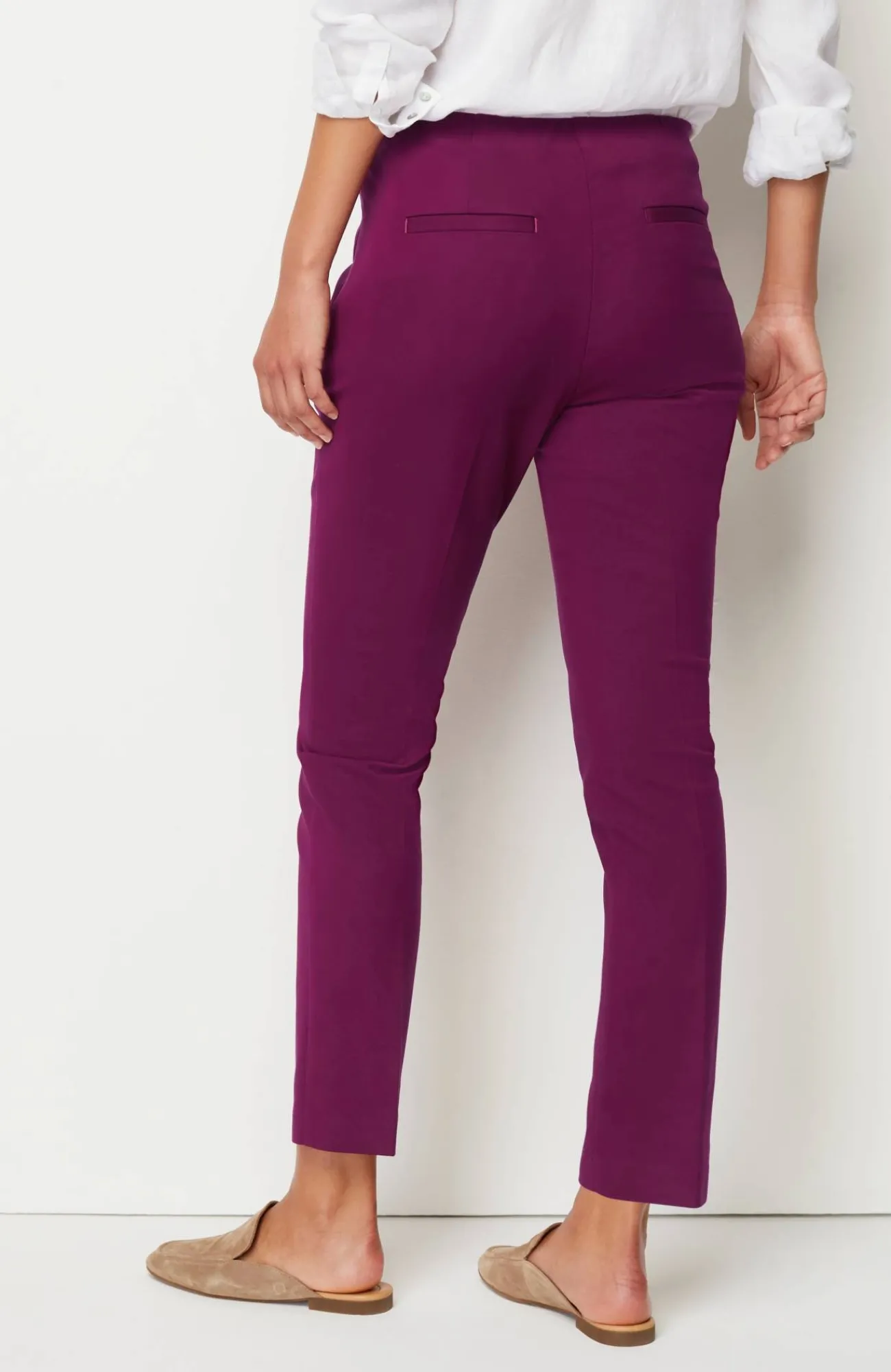 J.Jill Versatile Cotton-Stretch Slim-Leg Pants Sale
